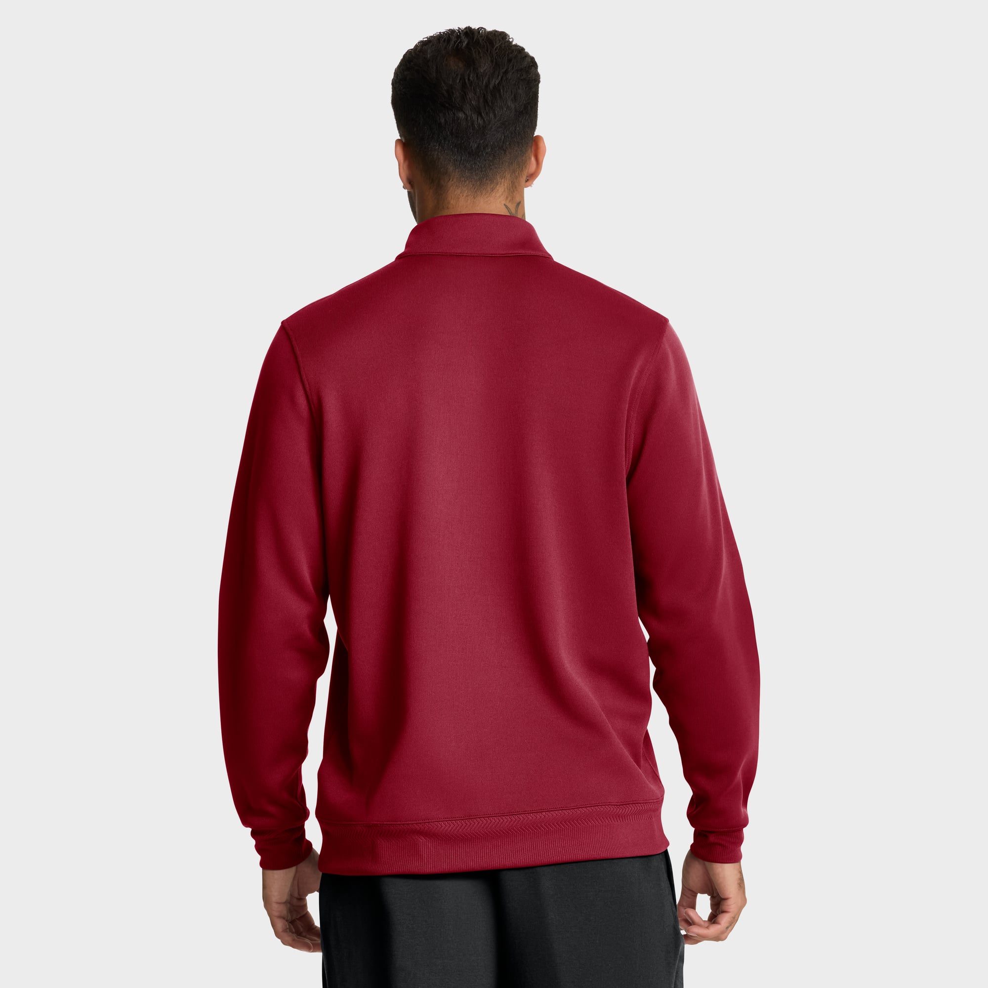 Men's Jordan Brand Crimson Oklahoma Sooners 2025 Coaches Premium Dri-FIT Half-Zip Pullover