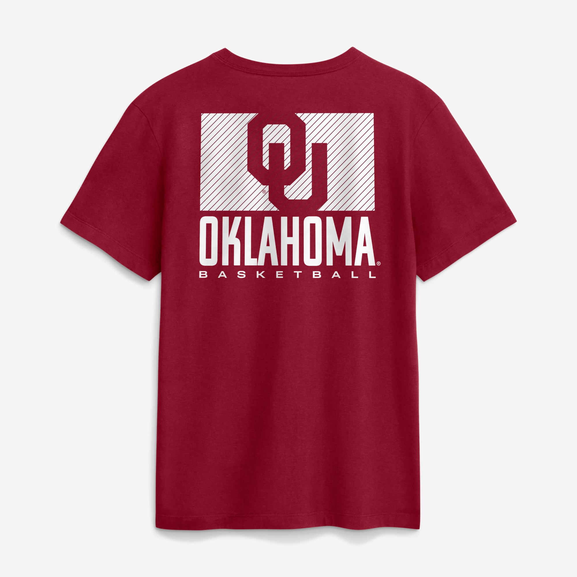 T-shirt Jordan Brand Crimson Oklahoma Sooners Courtside Dri-FIT pour homme