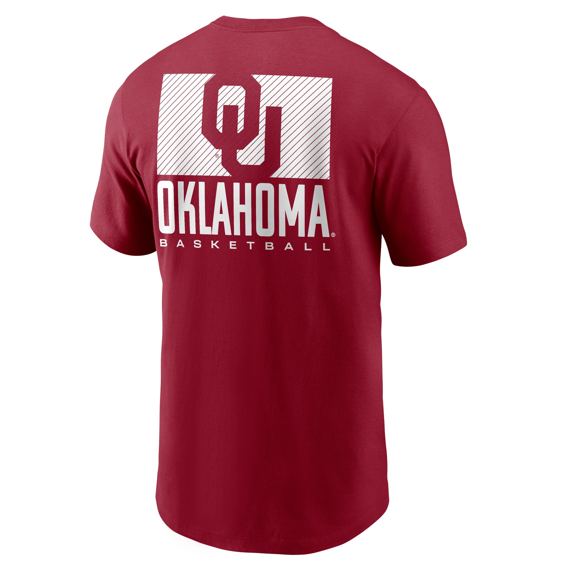 T-shirt Jordan Brand Crimson Oklahoma Sooners Courtside Dri-FIT pour homme