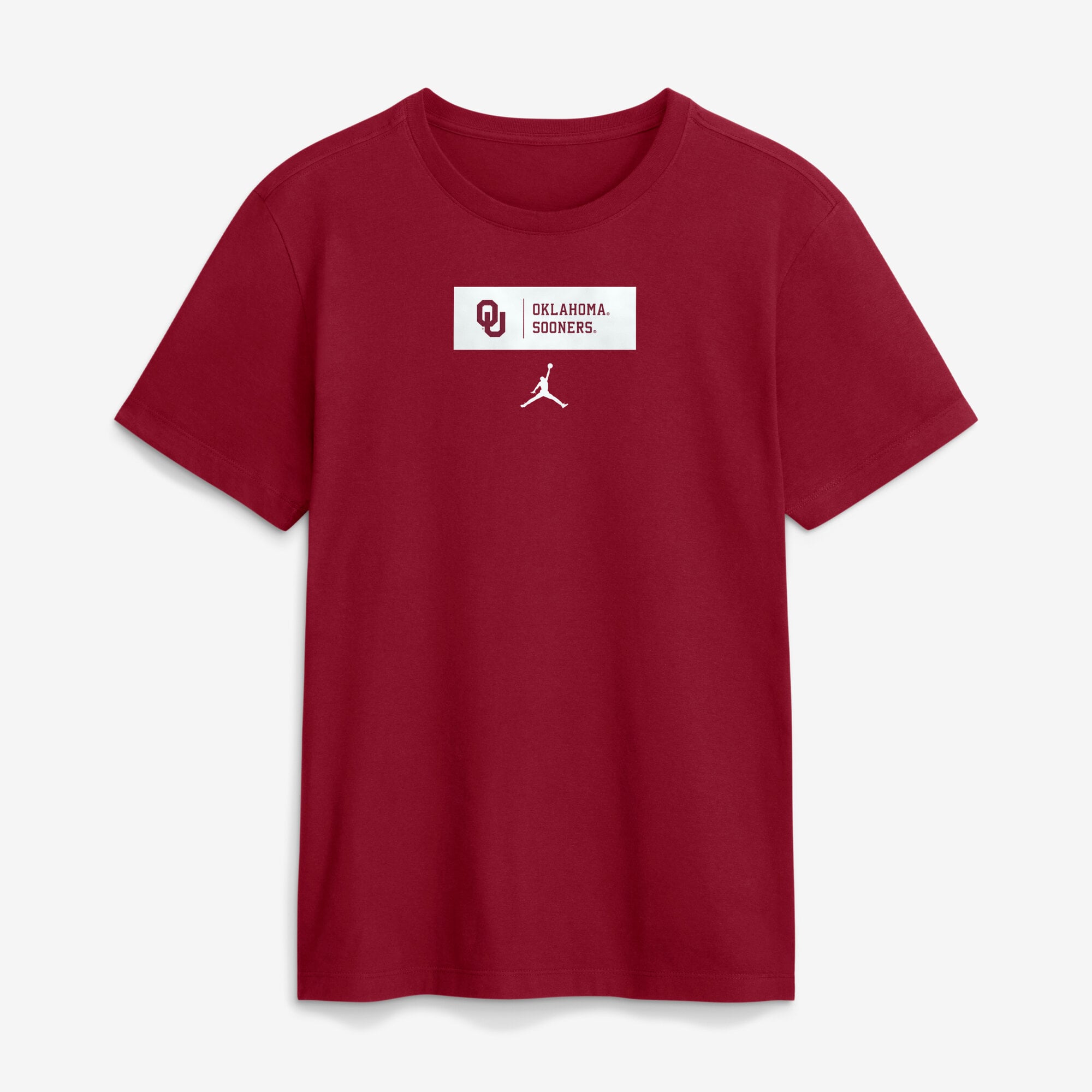 Men's Jordan Brand Crimson Oklahoma Sooners Primetime Crew T-Shirt
