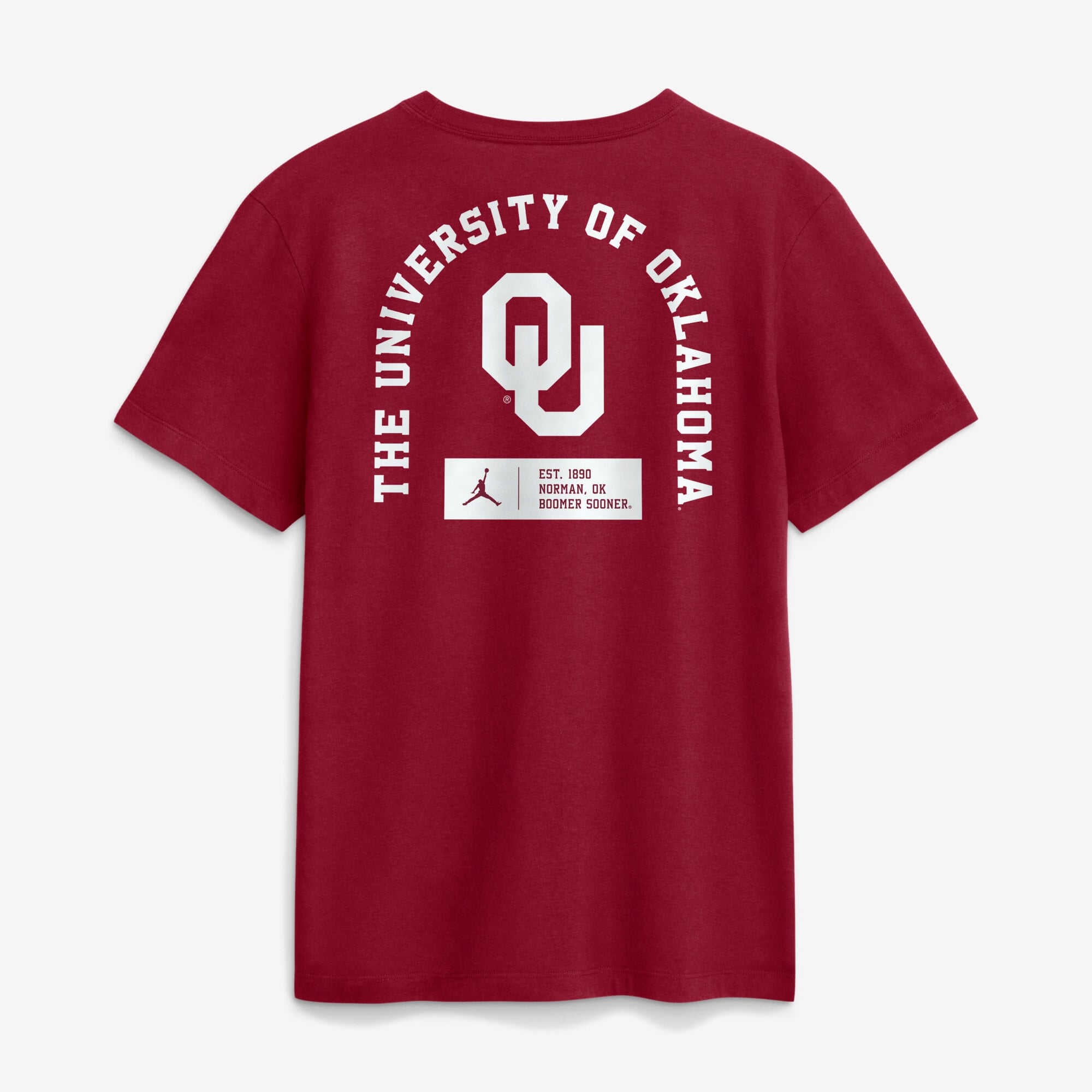 Men's Jordan Brand Crimson Oklahoma Sooners Primetime Crew T-Shirt