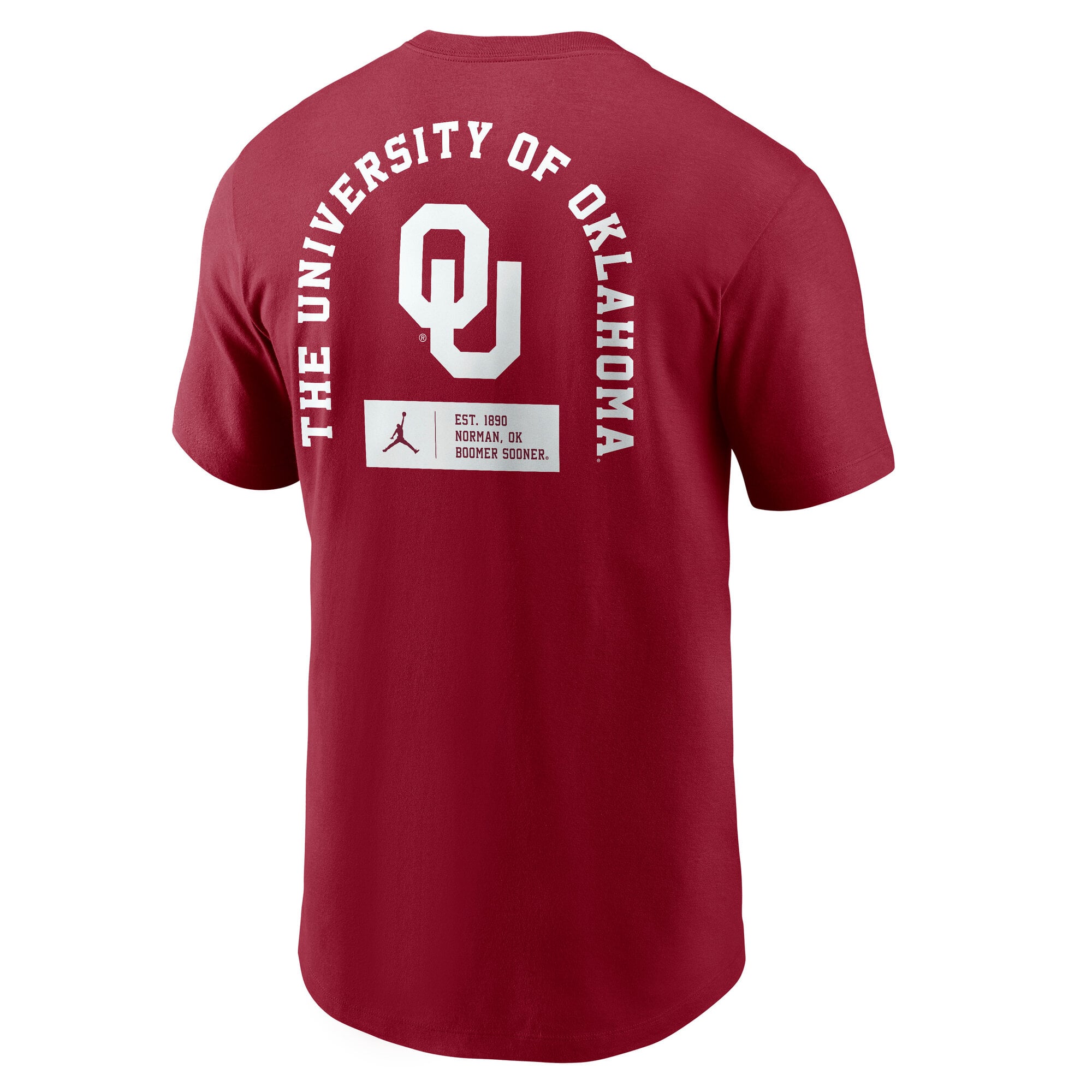 Men's Jordan Brand Crimson Oklahoma Sooners Primetime Crew T-Shirt