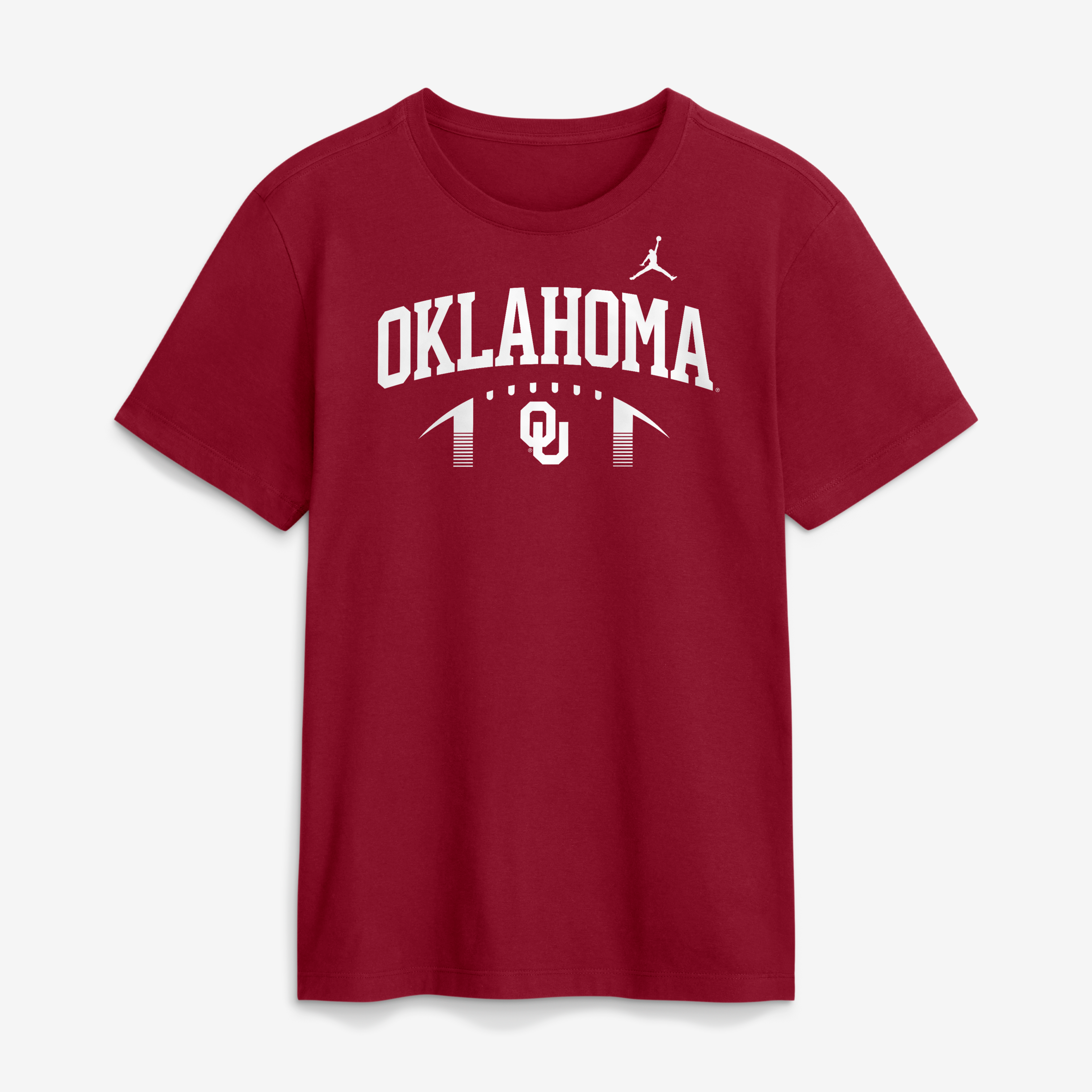 Men's Jordan Brand  Crimson Oklahoma Sooners Primetime Football Icon T-Shirt