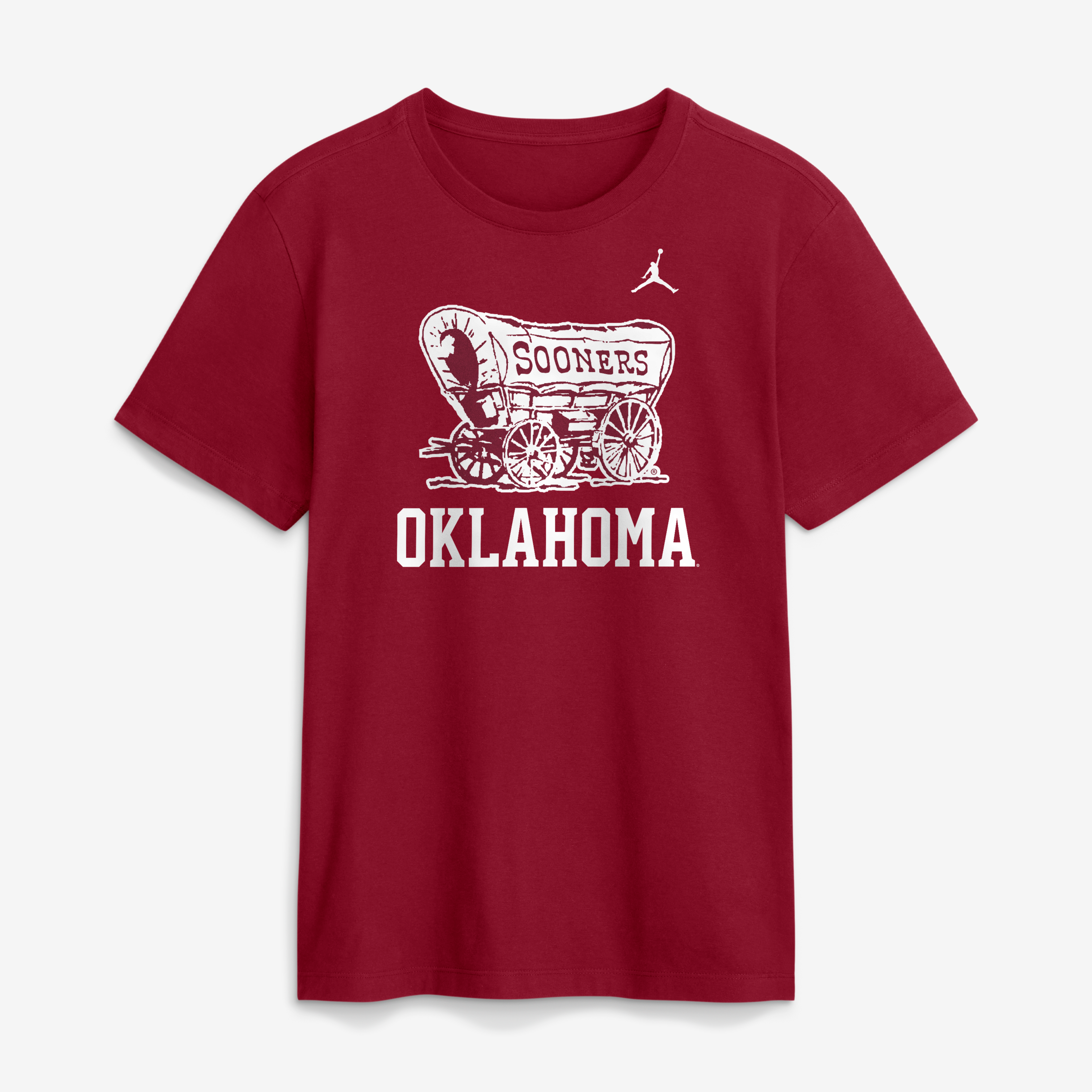 Men's Jordan Brand  Crimson Oklahoma Sooners Primetime Logo Mantra T-Shirt