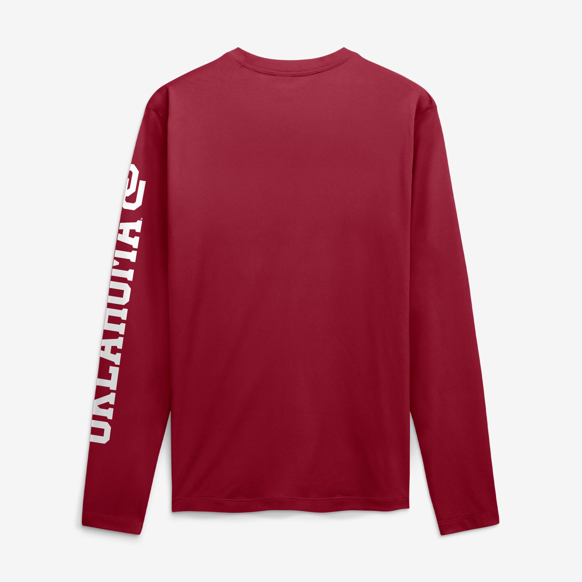 Men's Jordan Brand Crimson Oklahoma Sooners Primetime Logo Sleeve Legend Dri-FIT Long T-Shirt