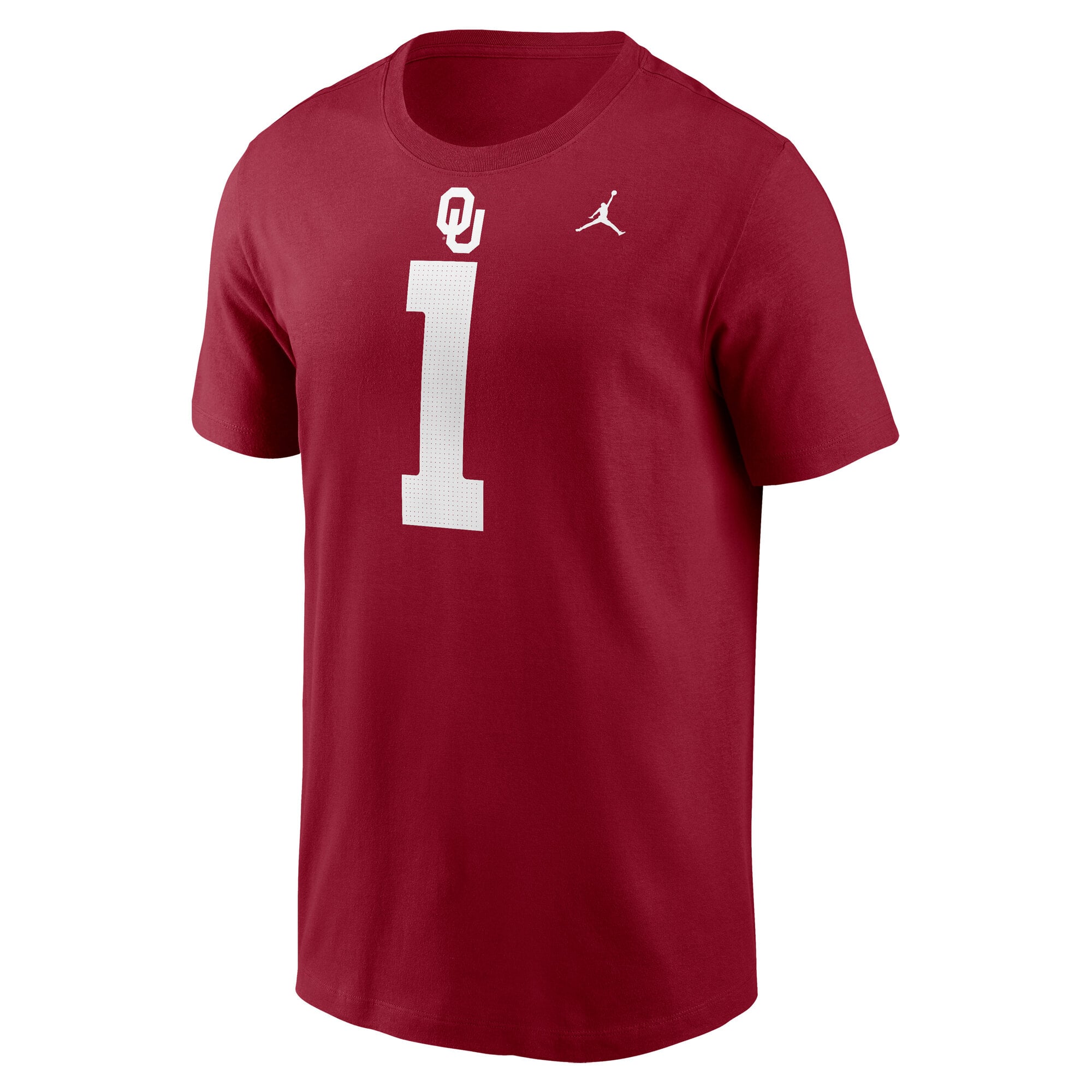 Men's Jordan Brand Kyler Murray Crimson Oklahoma Sooners Name & Number T-Shirt