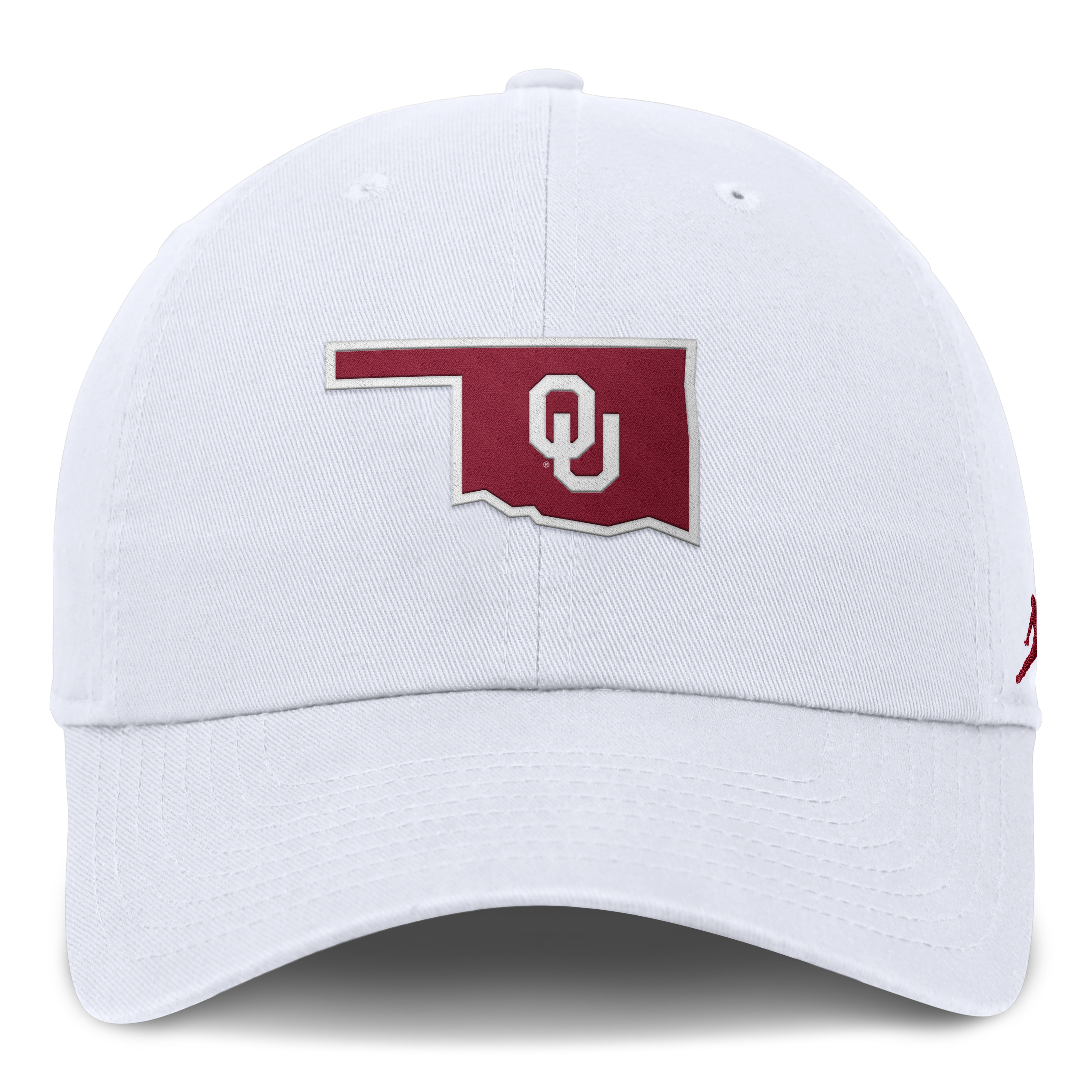 Men's Jordan Brand White Oklahoma Sooners Club Dri-FIT Adjustable Hat