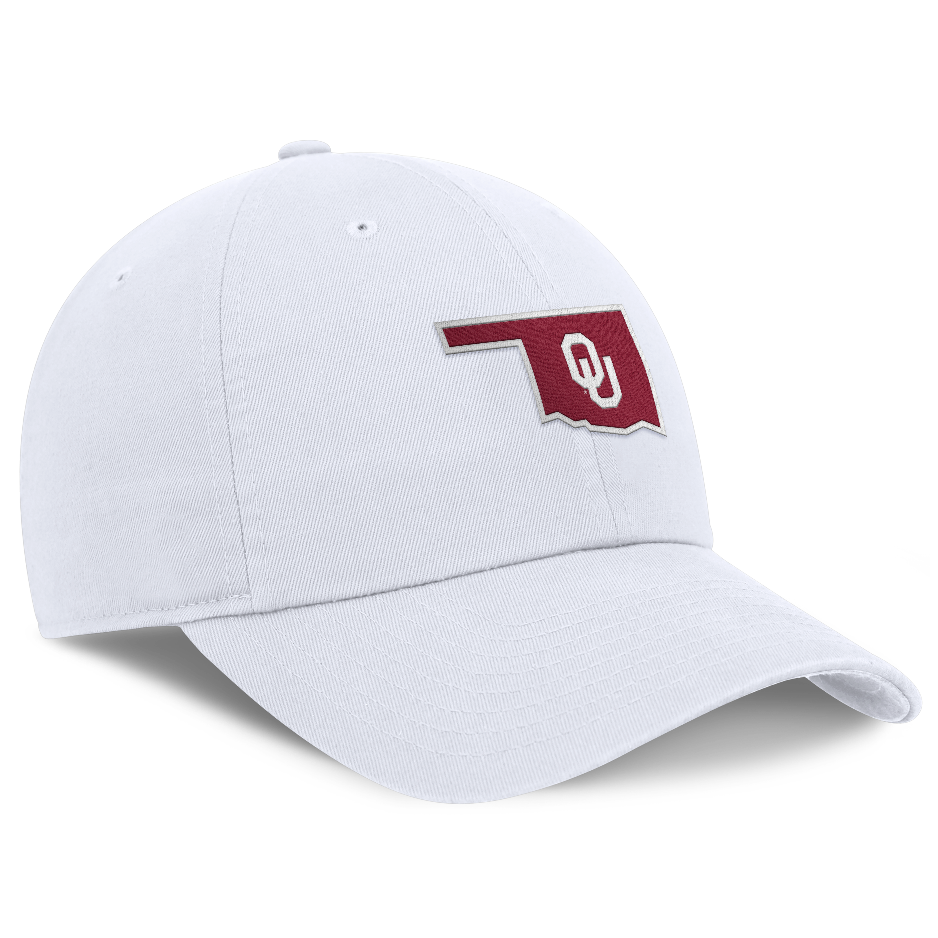 Men's Jordan Brand White Oklahoma Sooners Club Dri-FIT Adjustable Hat