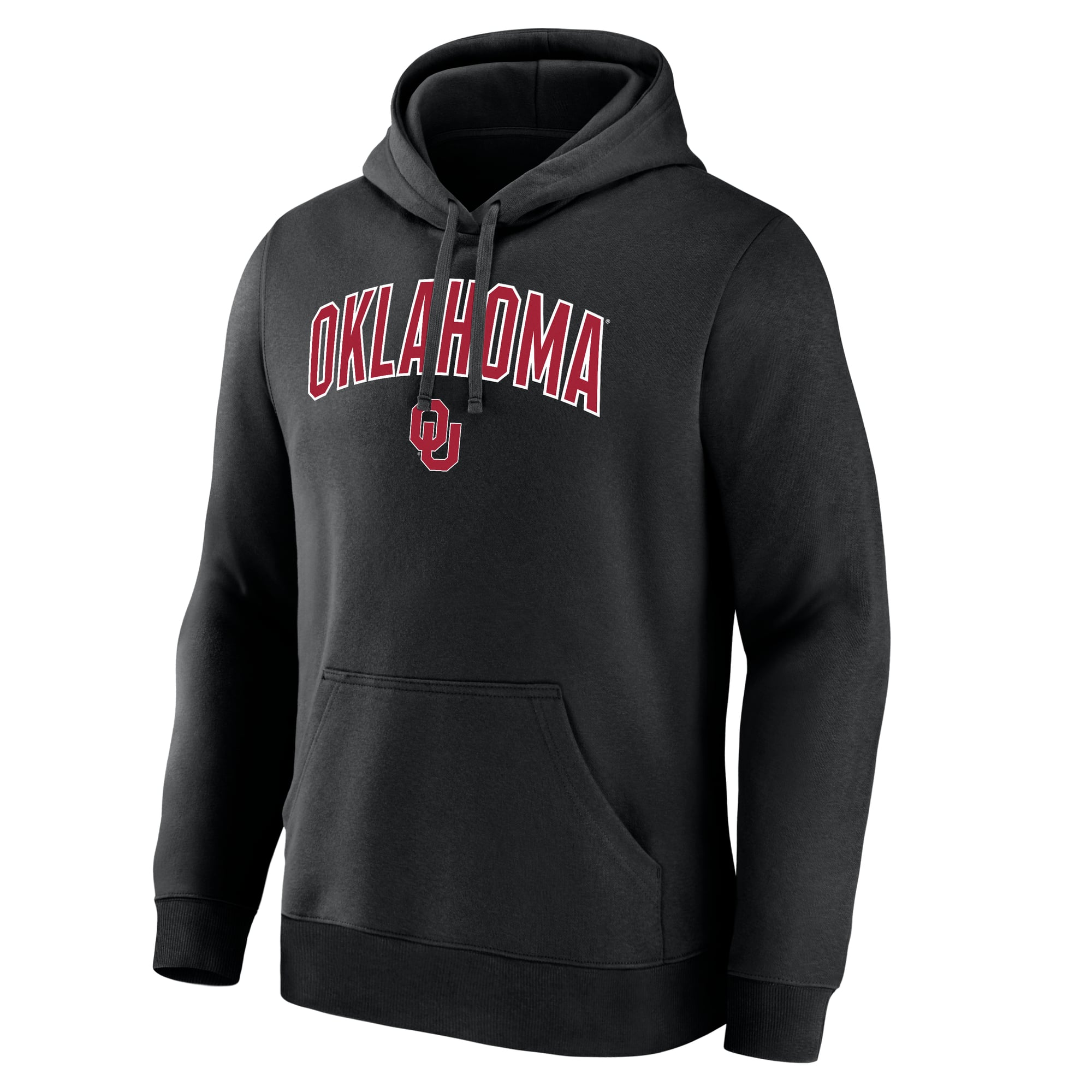 Sweat à capuche en polaire noir logo principal des Oklahoma Sooners pour homme