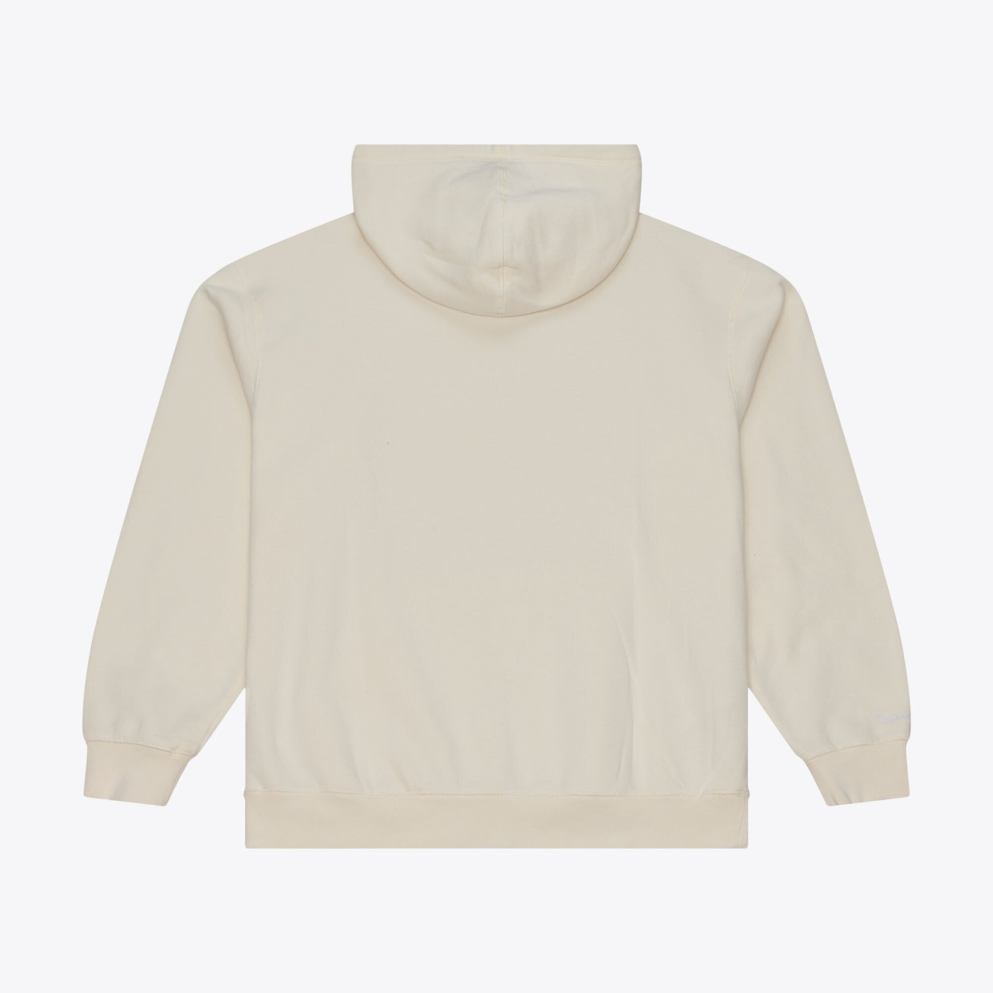 Sweat à capuche en polaire Mitchell & Ness crème Oklahoma Sooners Core Icon pour homme
