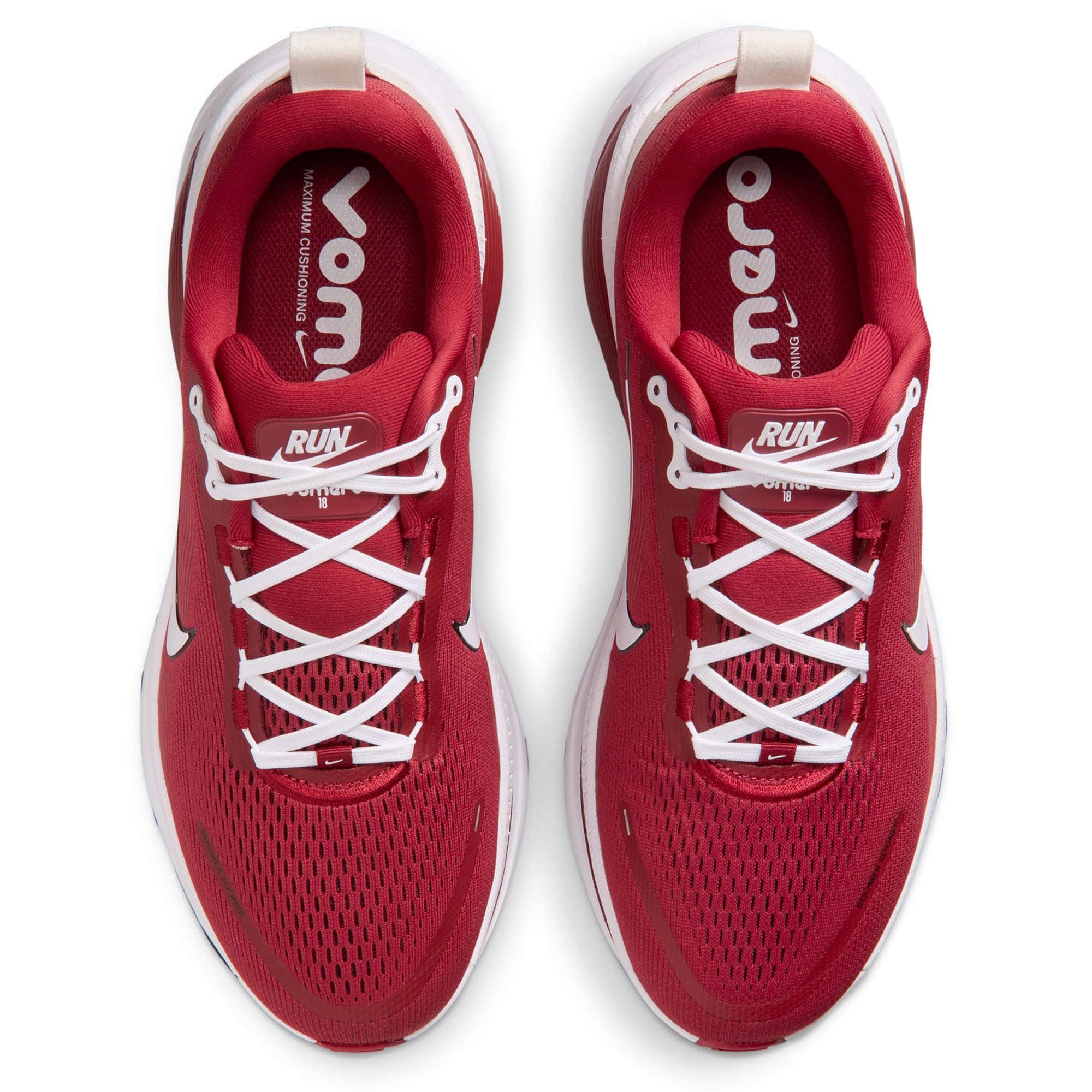 Men's Nike Oklahoma Sooners Vomero 18 Running Shoes