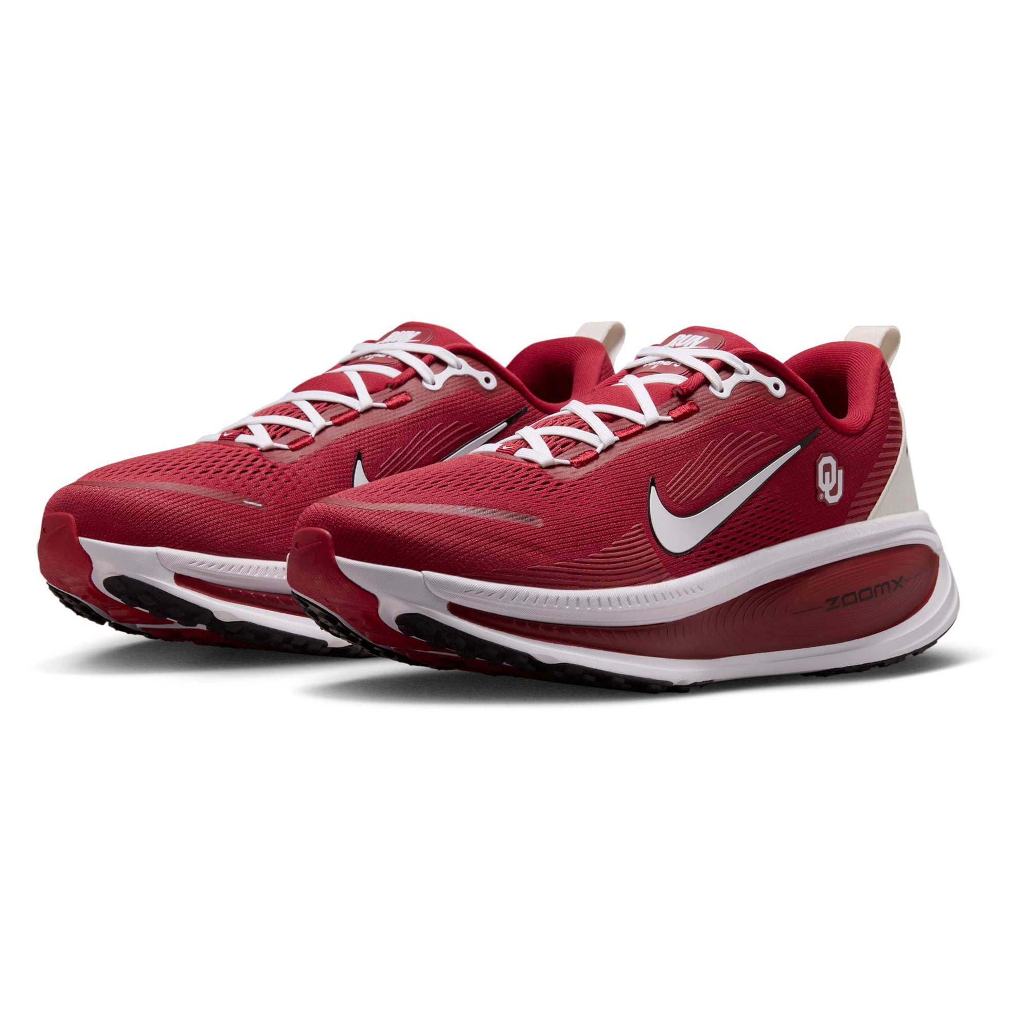 Men's Nike Oklahoma Sooners Vomero 18 Running Shoes