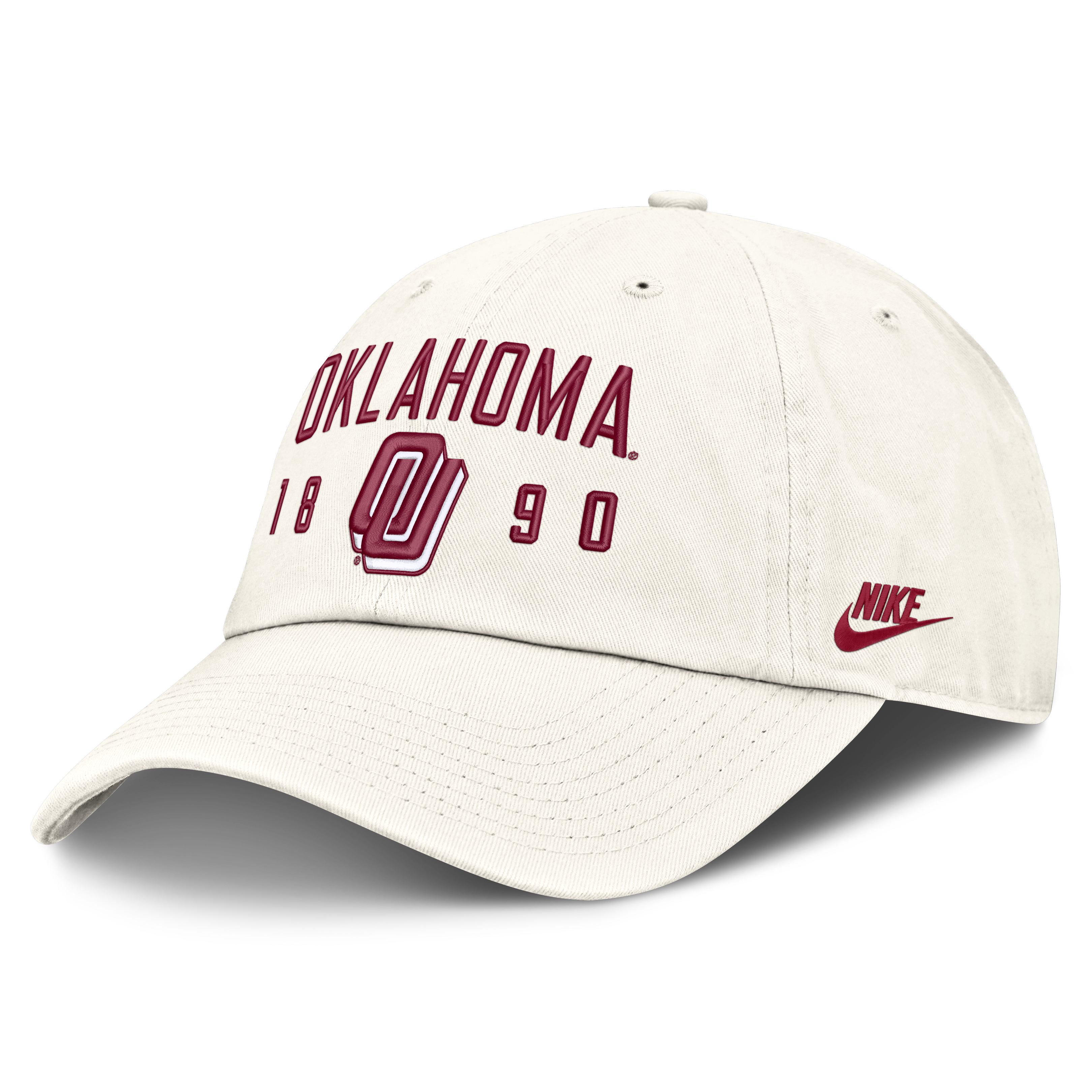 Casquette ajustable Nike blanche Oklahoma Sooners Legacy Letter & Location Club pour homme