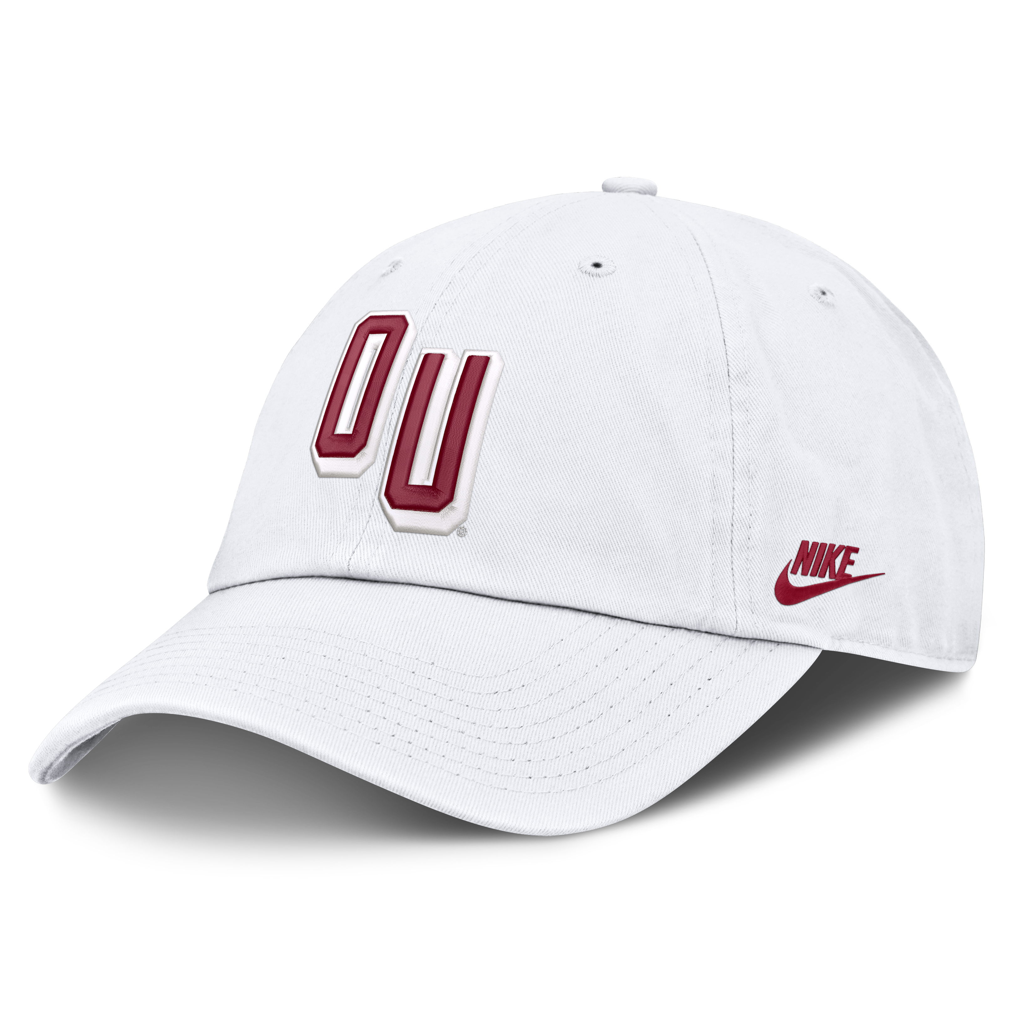 Casquette ajustable Nike blanche Oklahoma Sooners Legacy Letter & Mascot Club pour homme