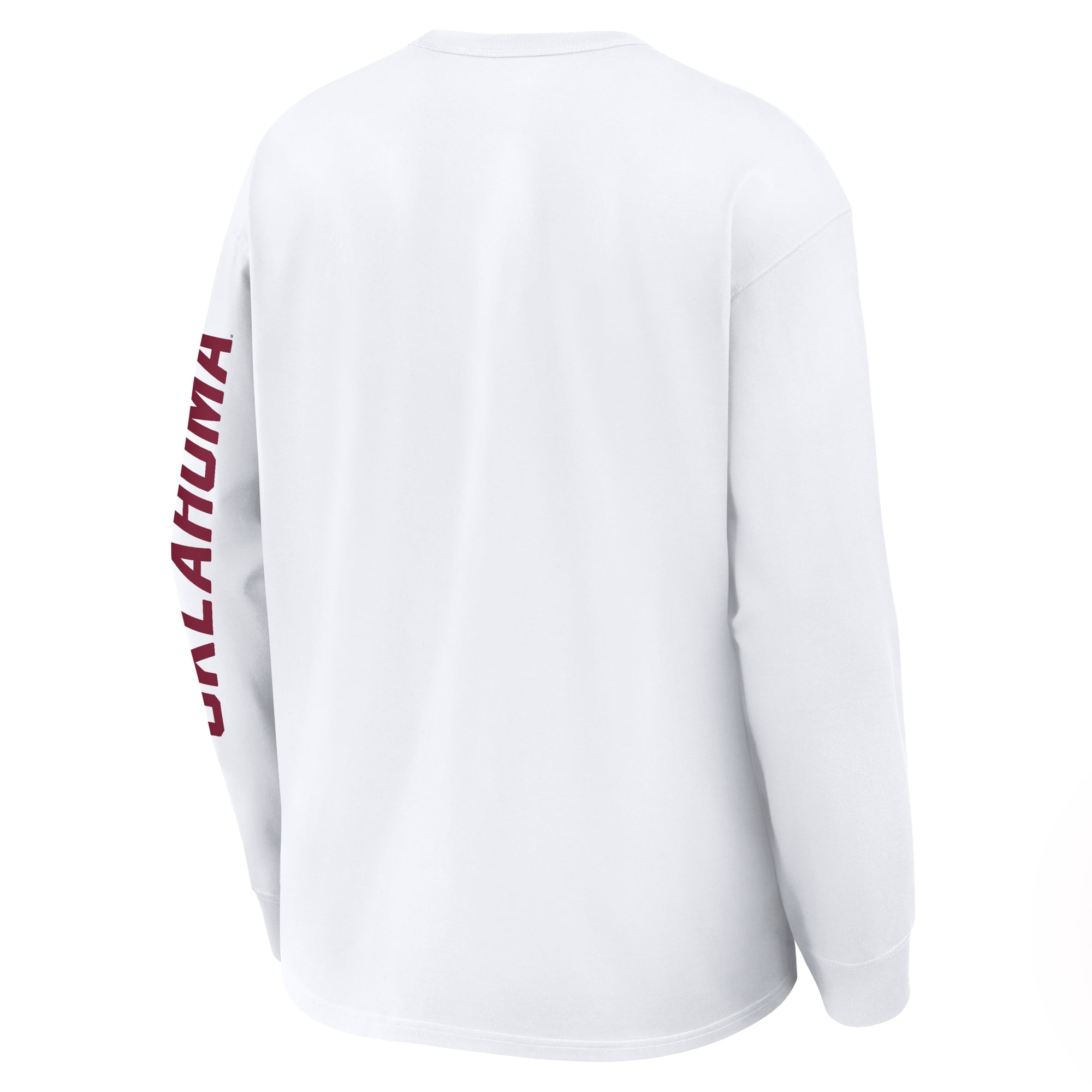Men's Nike  White Oklahoma Sooners Max 90 Legacy Multi Graphic Long Sleeve T-Shirt
