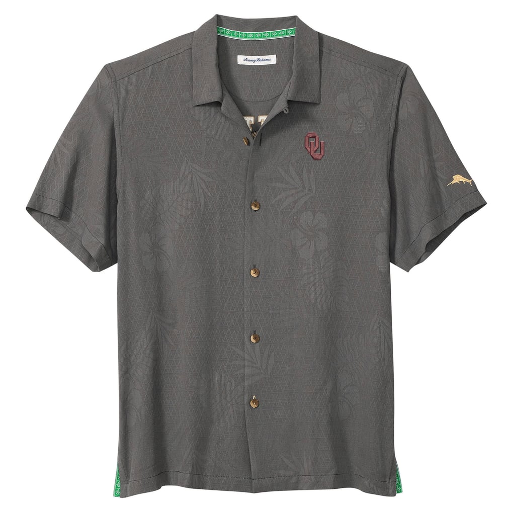 Men's Tommy Bahama Gray Oklahoma Sooners Catch of the Day Camp ...