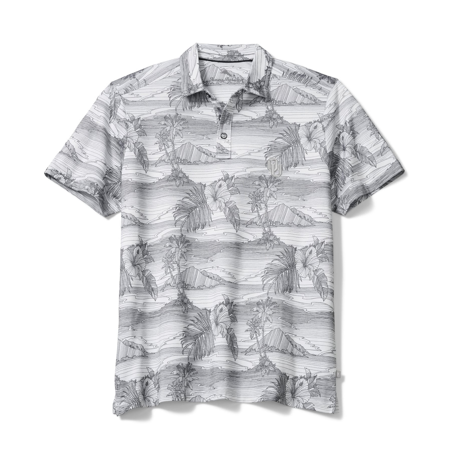 Polo Tommy Bahama gris Oklahoma Sooners Corsica Coast IslandZone pour homme