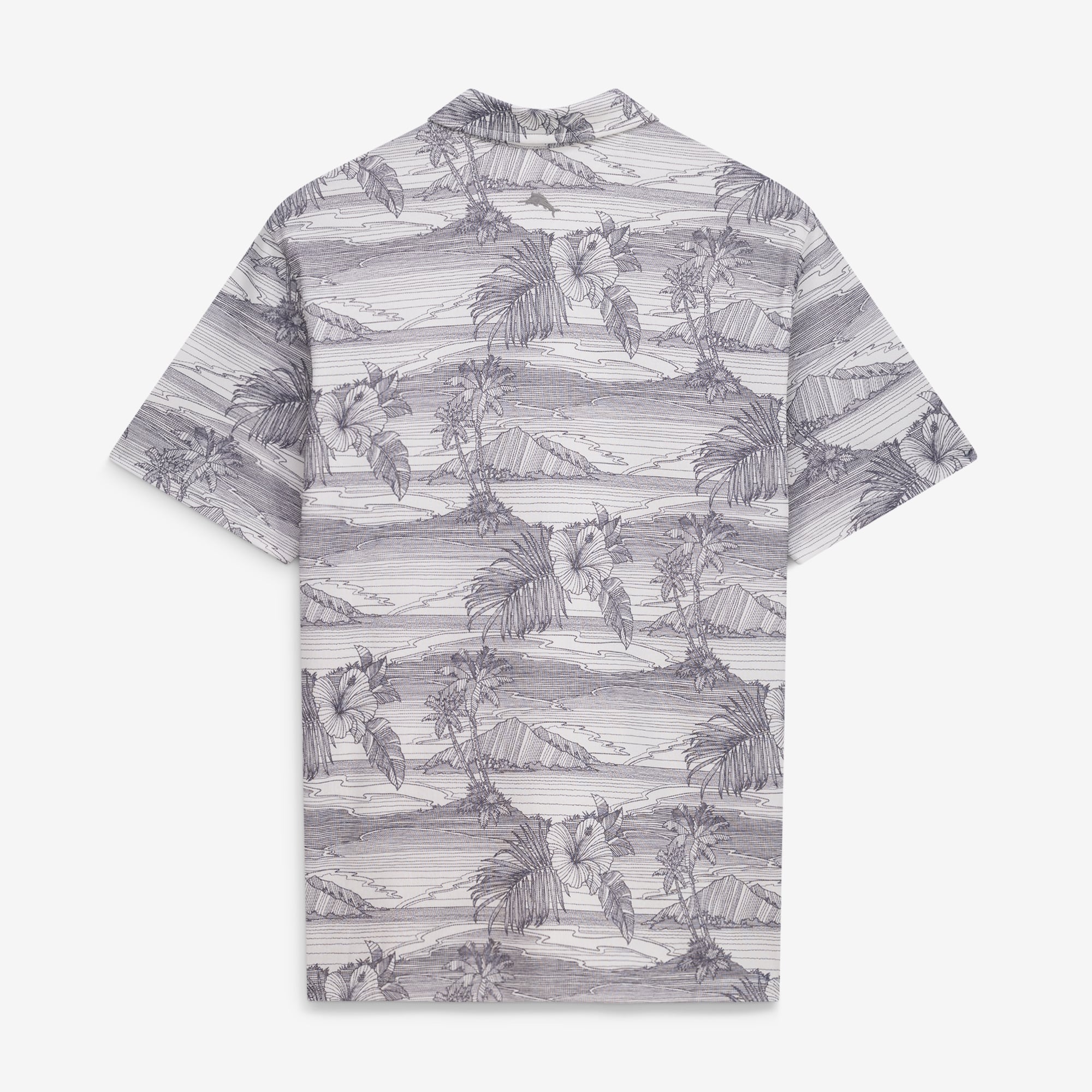 Polo Tommy Bahama gris Oklahoma Sooners Corsica Coast IslandZone pour homme