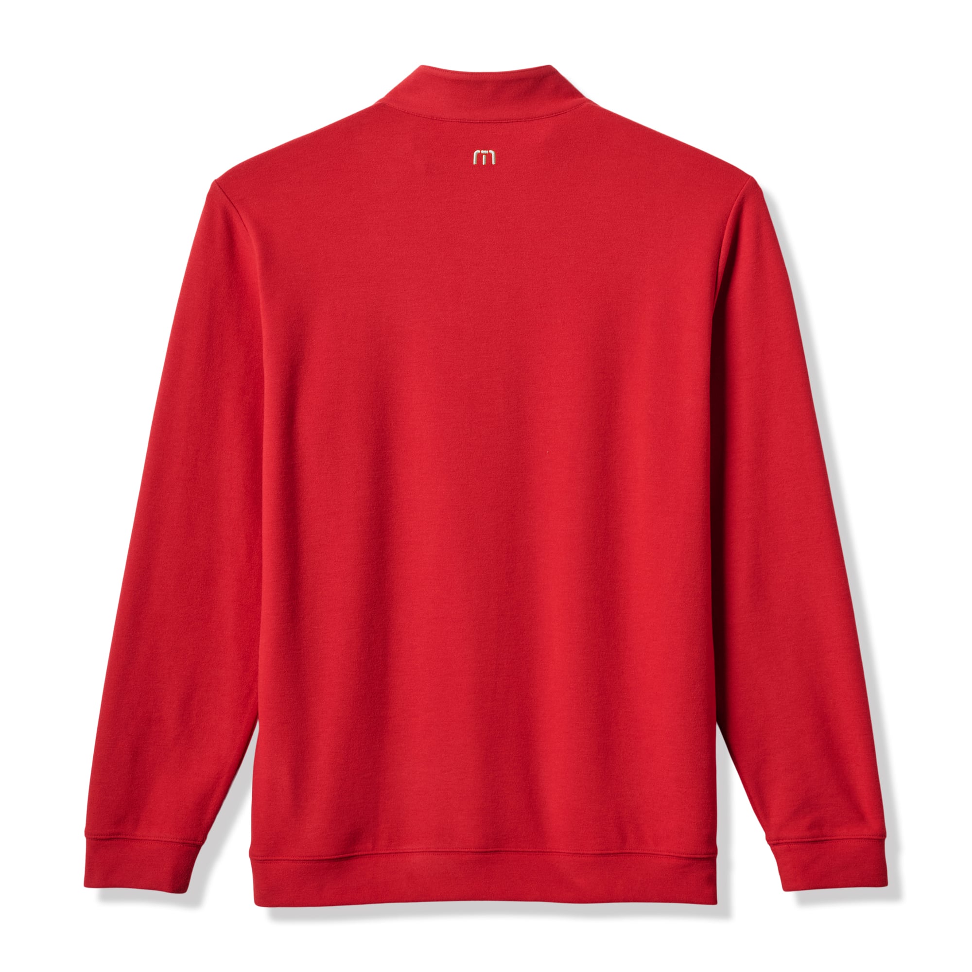 Men's TravisMathew Crimson Oklahoma Sooners Cloud Home Game Quarter-Zip Tri-Blend Pullover