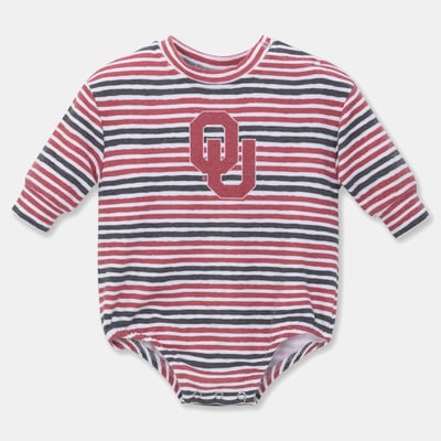 Oklahoma Sooners ZooZatz Newborn & Infant Cozy Fleece Bodysuit - Crimson