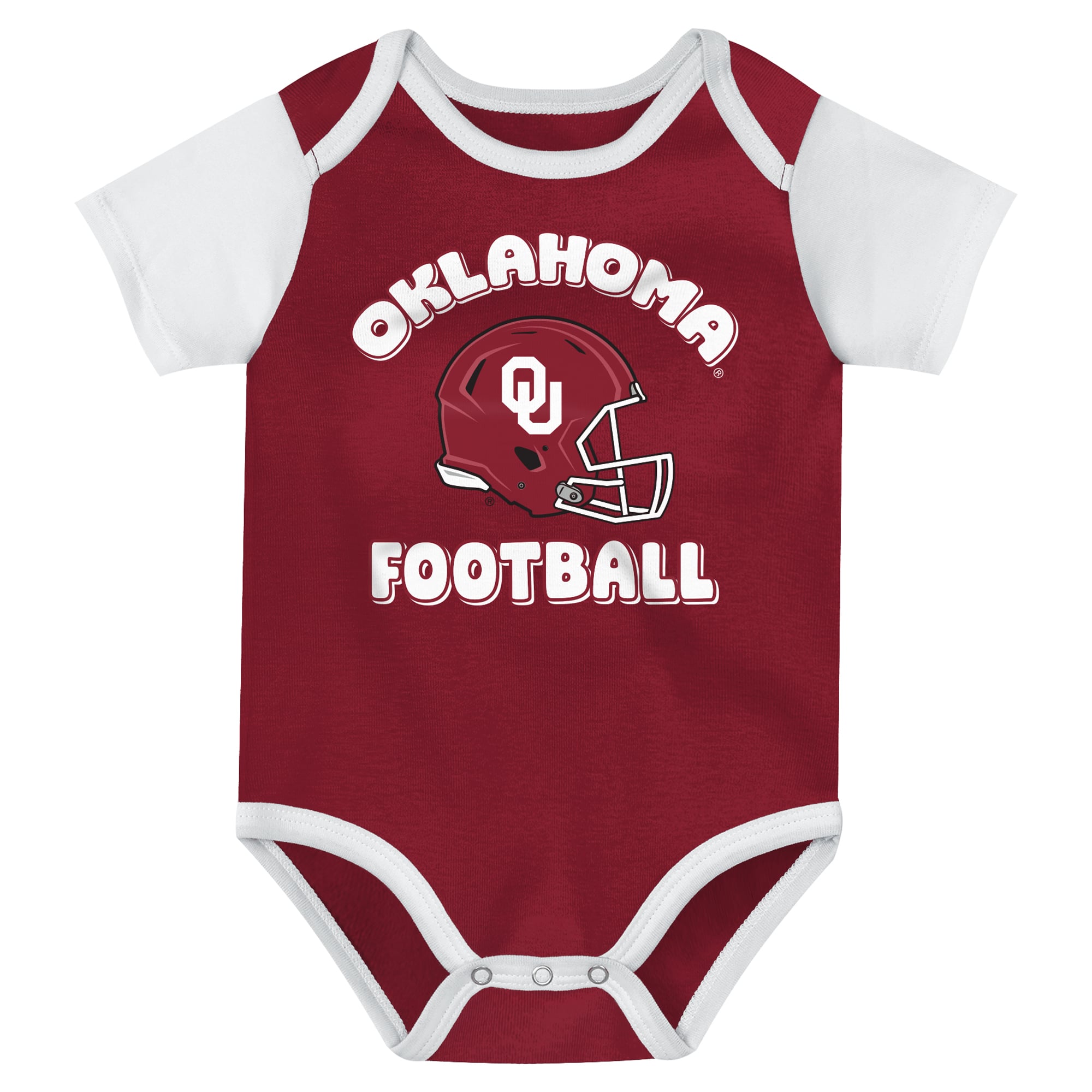 Ensemble de body trois pièces pour nouveau-né Outerstuff Crimson Oklahoma Sooners Star Player