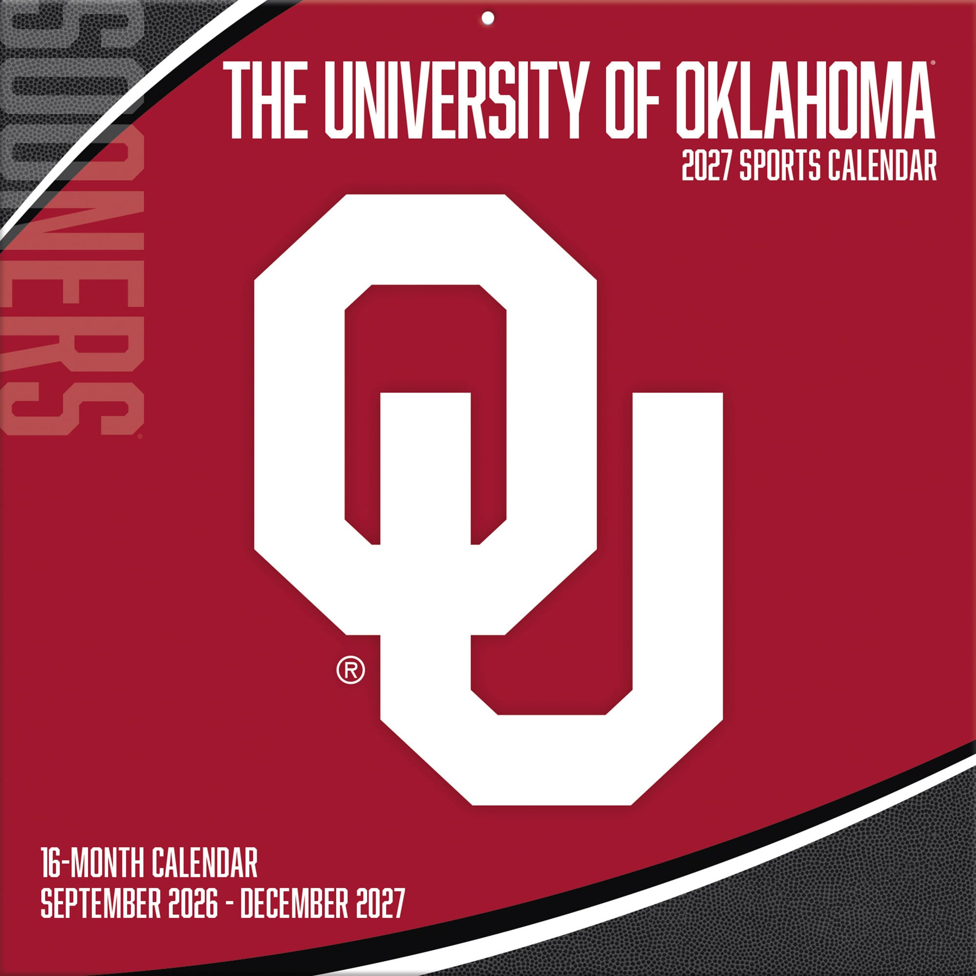 Oklahoma Sooners 2027 12” x 12” Team Wall Calendar