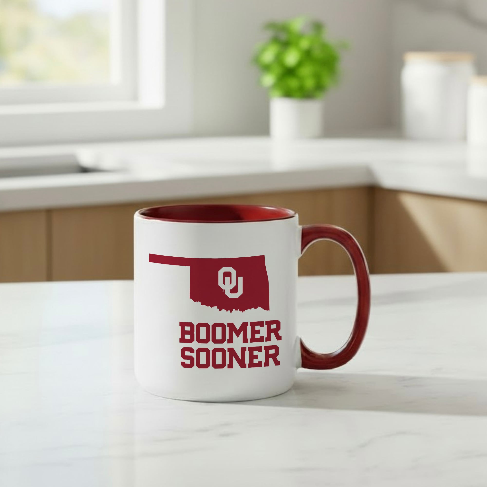 Lot de 2 tasses Oklahoma Sooners de 59 cl « Mon État »