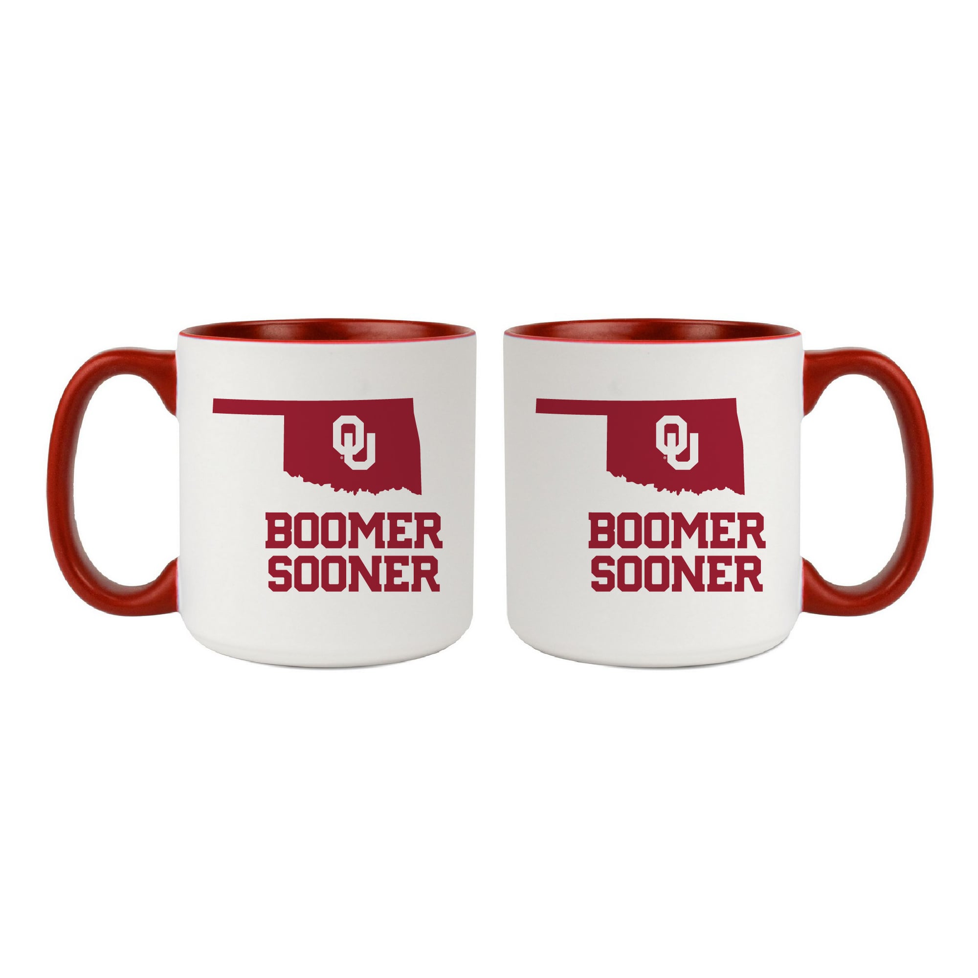 Lot de 2 tasses Oklahoma Sooners de 59 cl « Mon État »