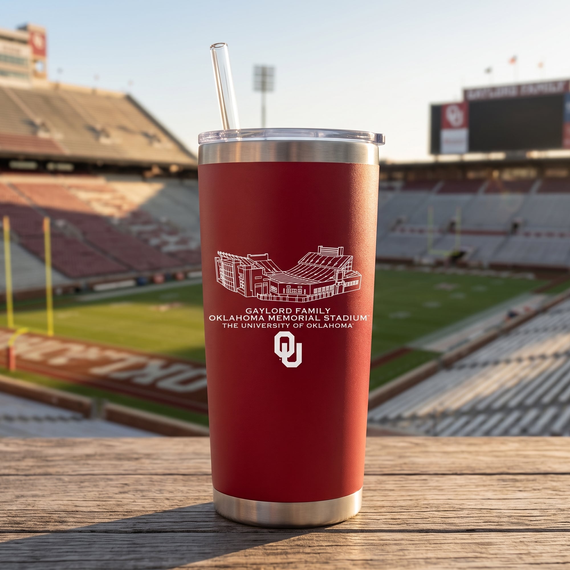 Oklahoma Sooners 22oz. Stadium Tumbler