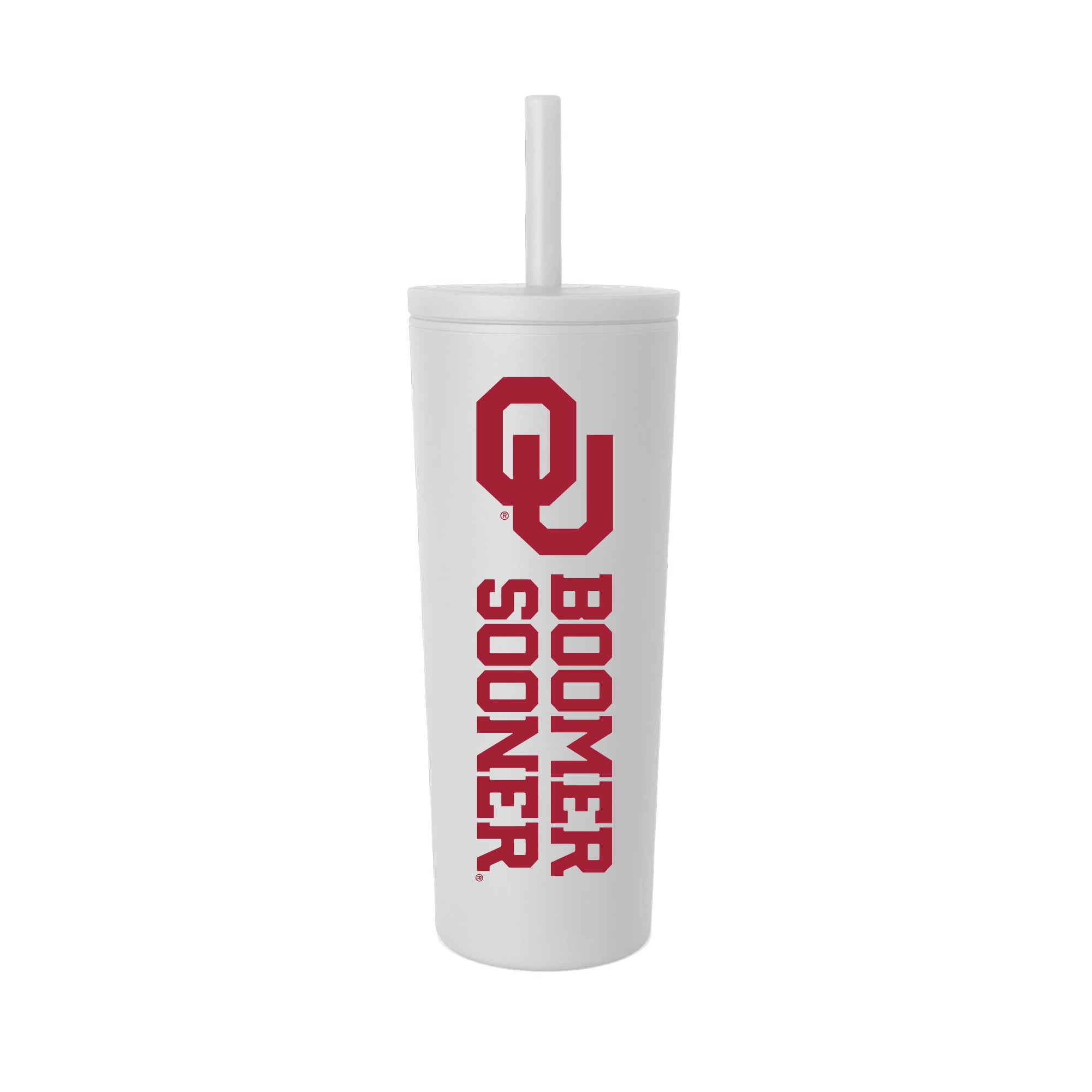 Oklahoma Sooners 24oz. No Spill Straw Tumbler