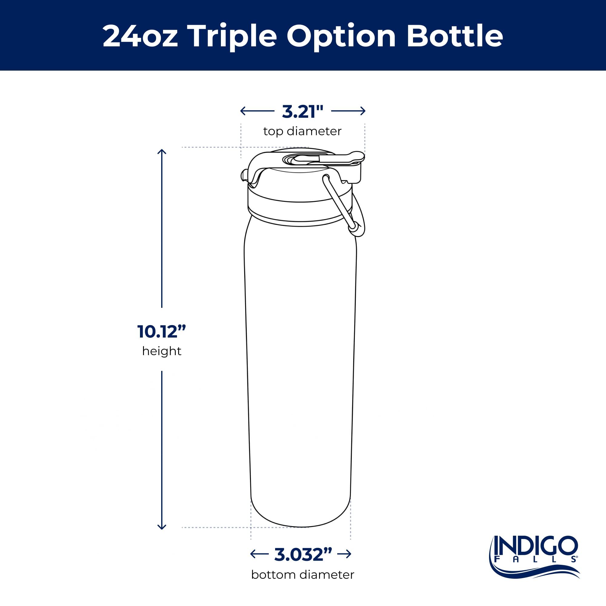 Oklahoma Sooners 24oz. Triple Option Bottle