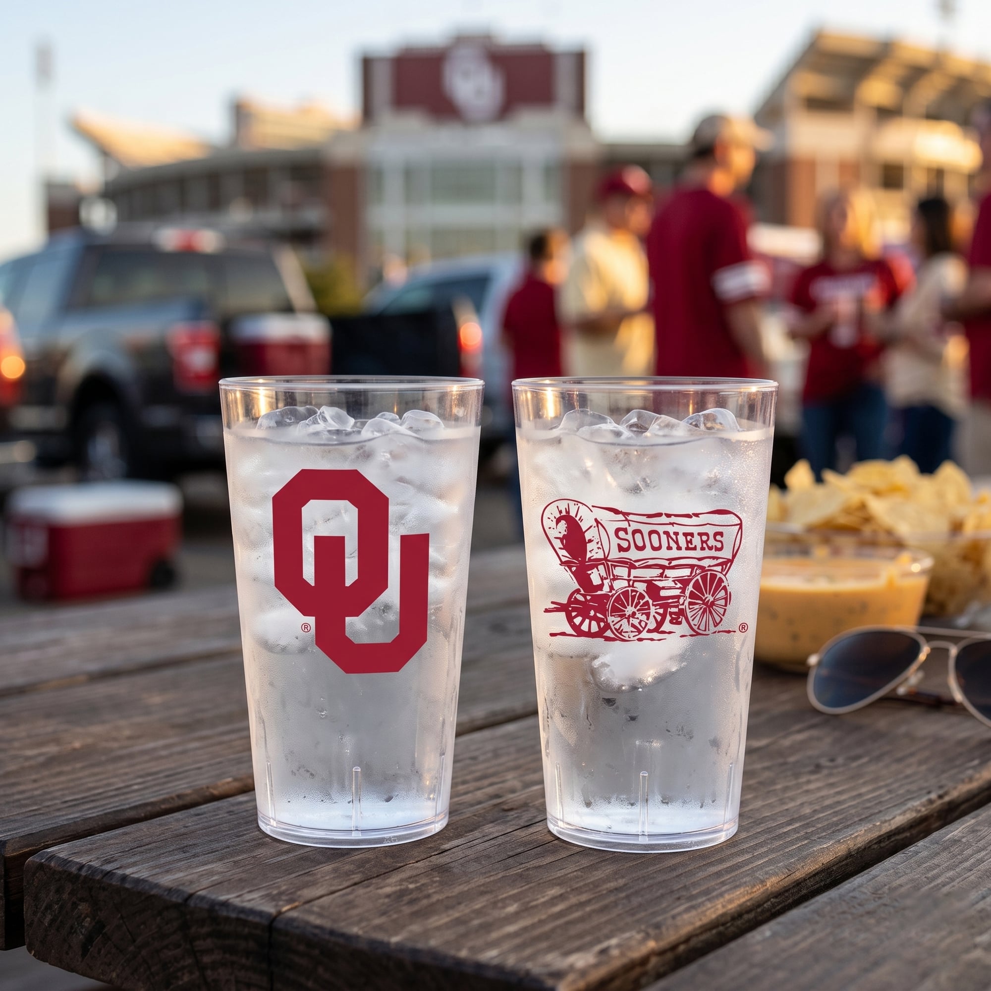 Ensemble de deux gobelets isothermes Oklahoma Sooners de 710 ml (24 oz) en Tritan