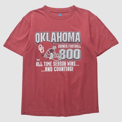 Oklahoma Sooners NCAA 2010s T-shirt - Red - XS by Fanatics Real Vintage