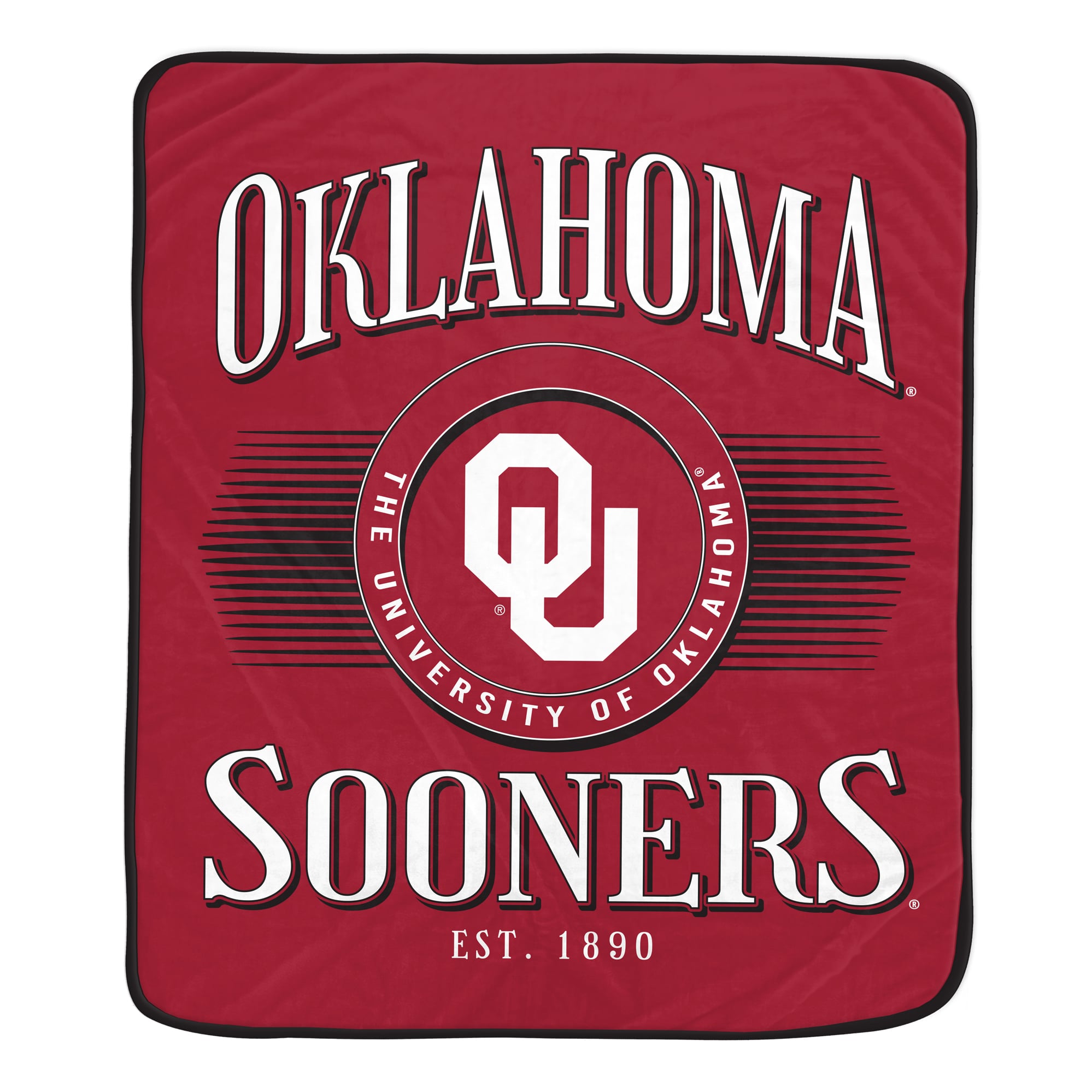 Pegasus Oklahoma Sooners Spotlight Arch 60" x 70" Ultra Soft Throw Blanket