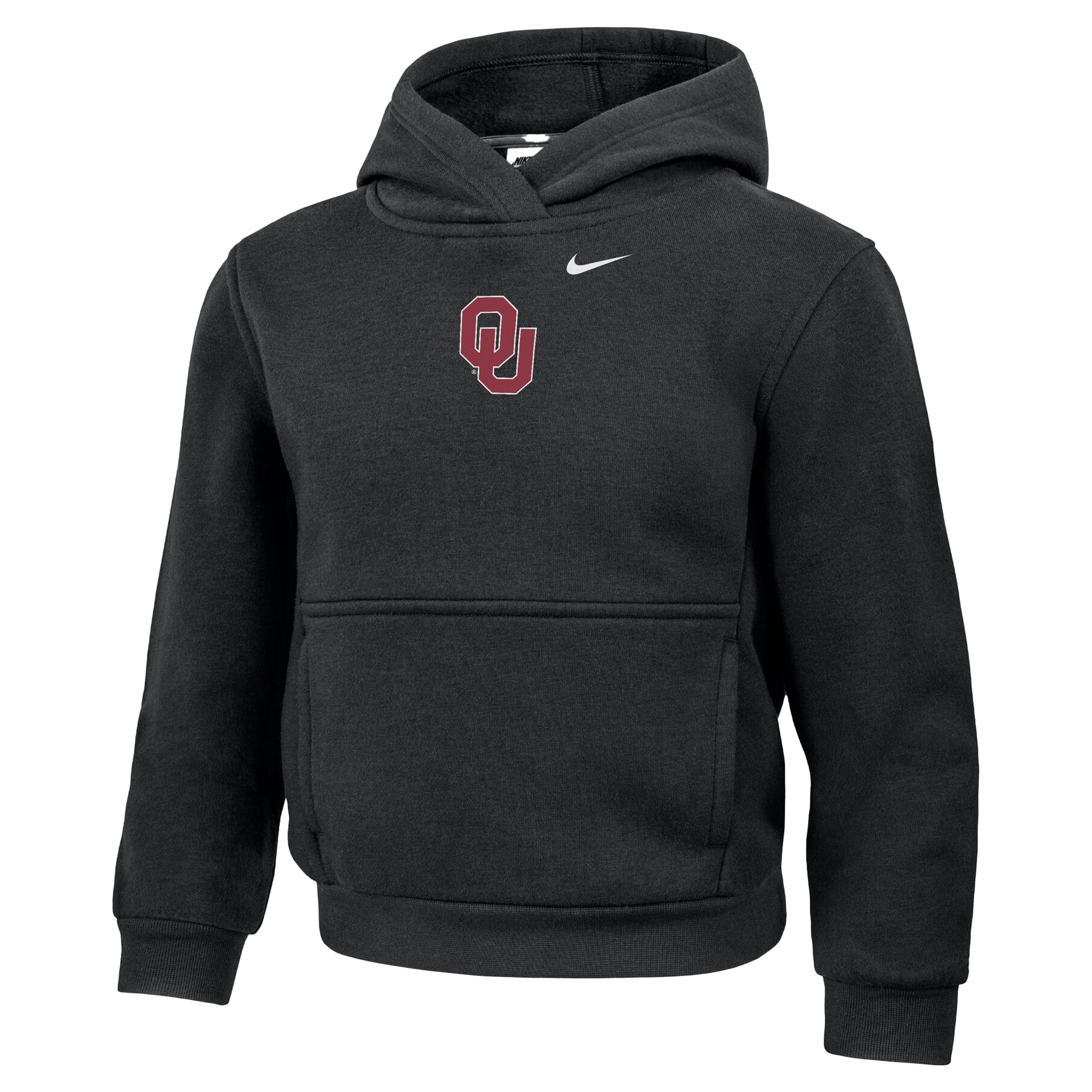 Sweat à capuche Nike noir Oklahoma Sooners pour enfants d'âge préscolaire