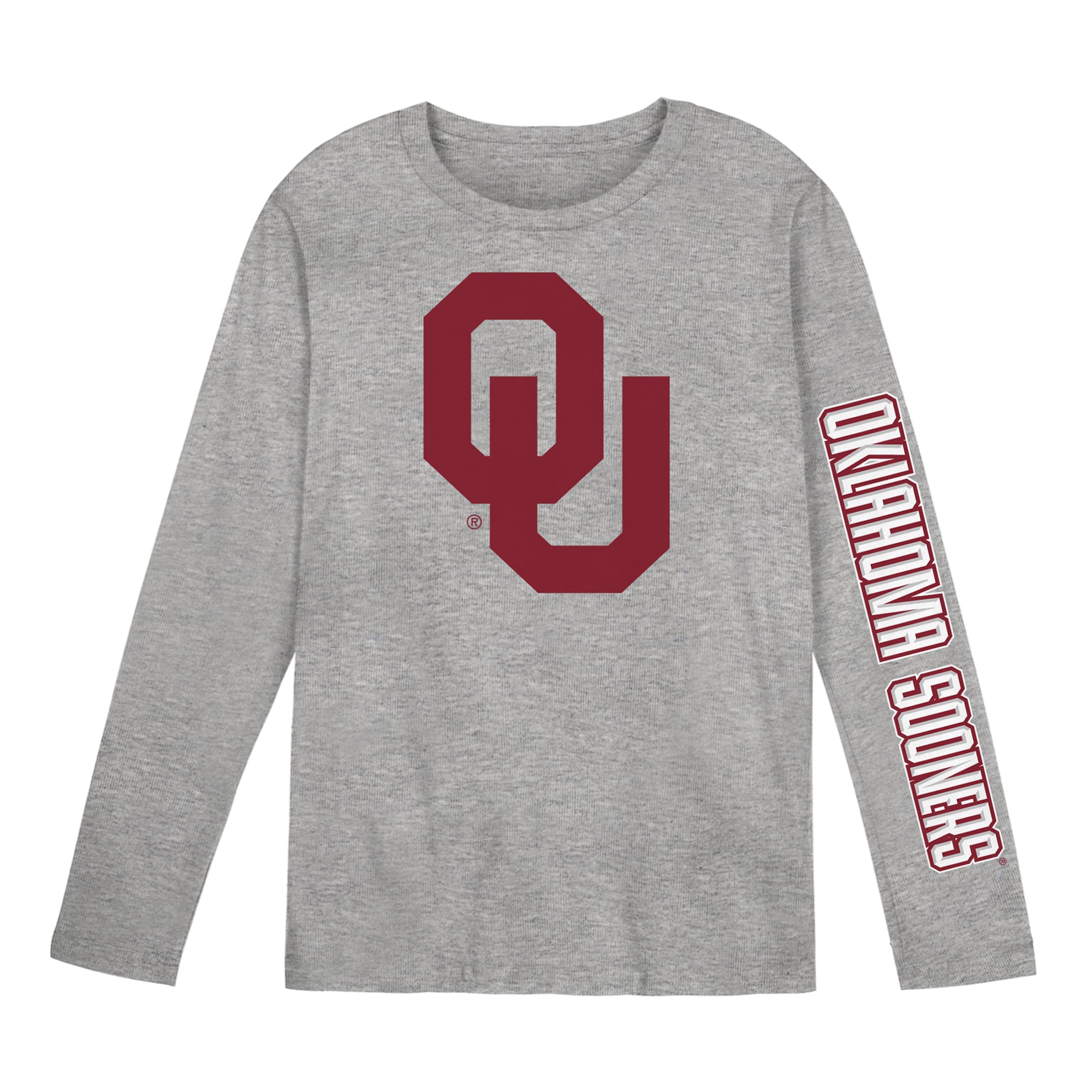 T-shirt à manches longues gris Oklahoma Sooners Air Raid pour enfants d'âge préscolaire