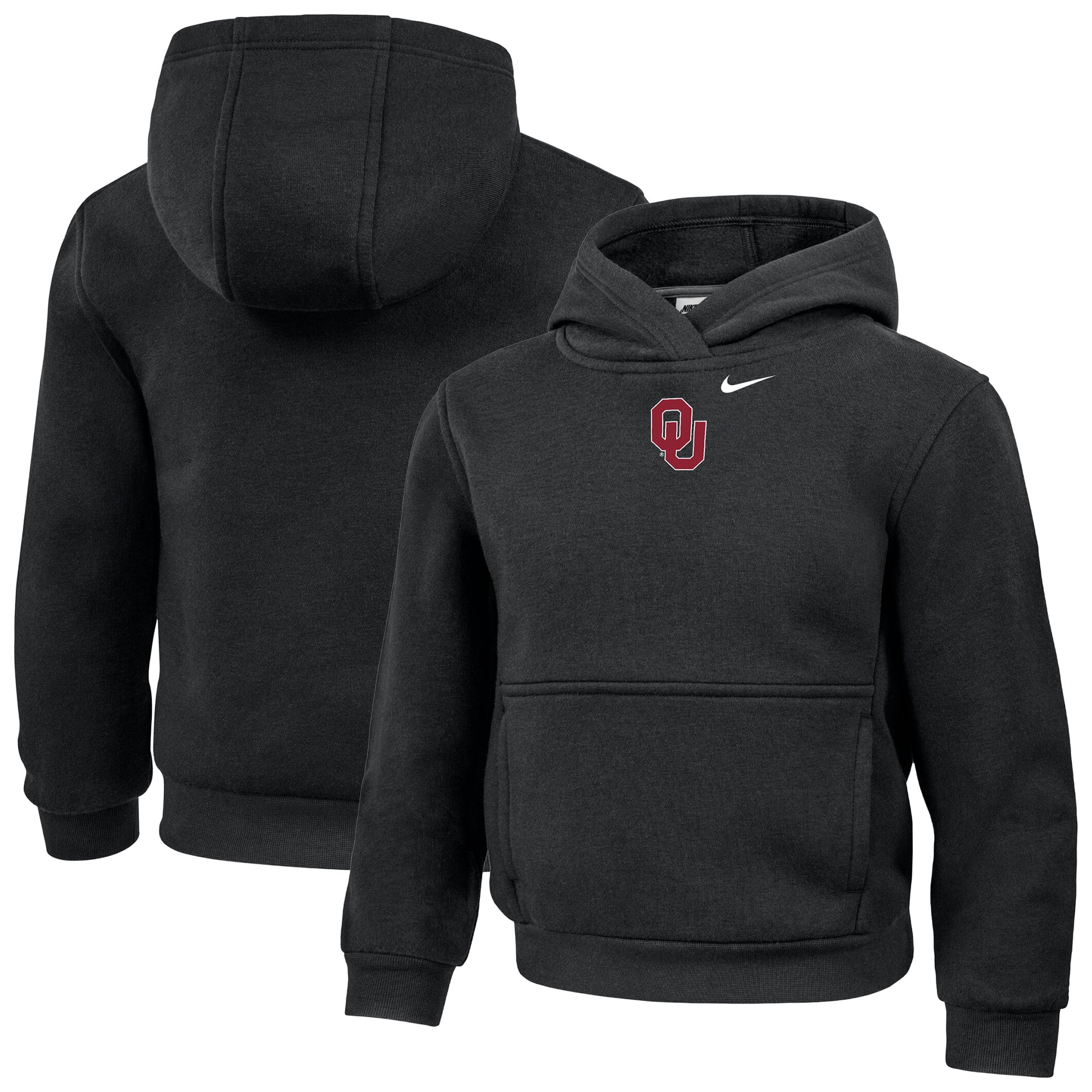 Sweat à capuche Nike Core noir pour tout-petit Oklahoma Sooners