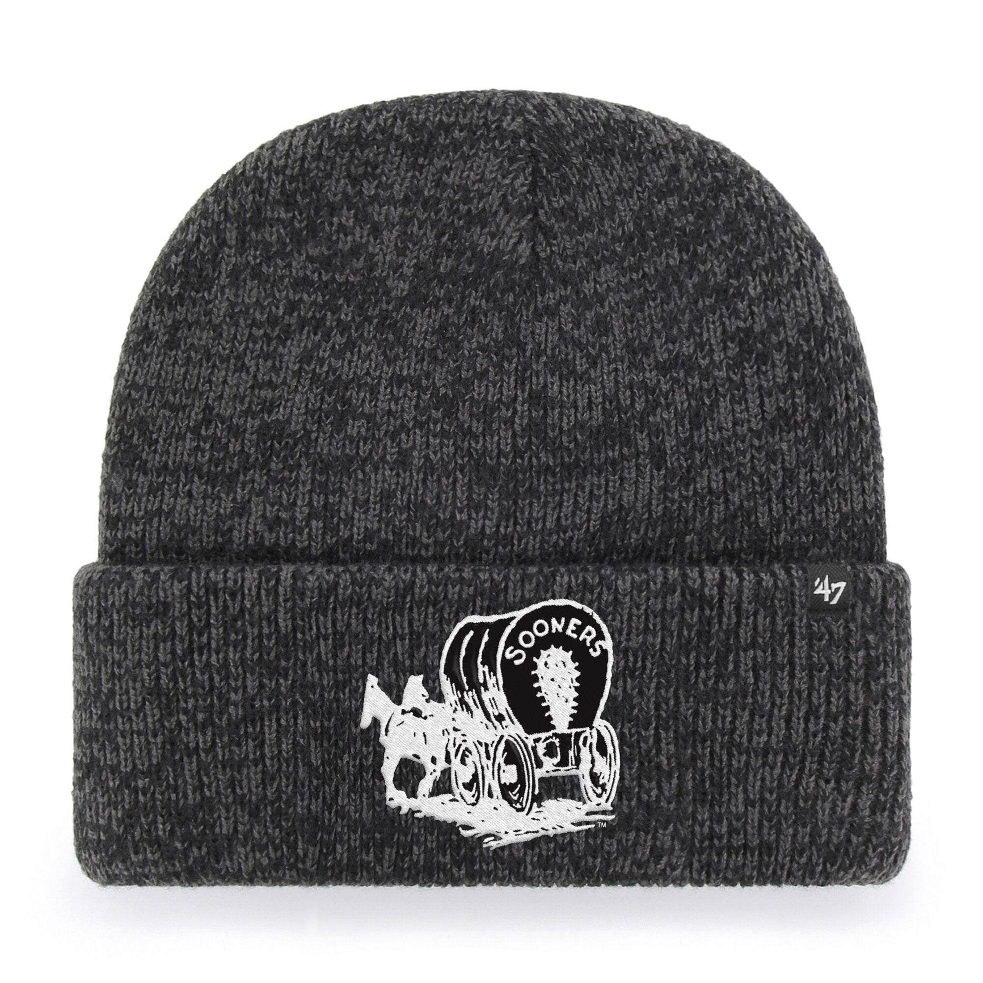 Bonnet unisexe noir Oklahoma Sooners « Brain Freeze » à revers