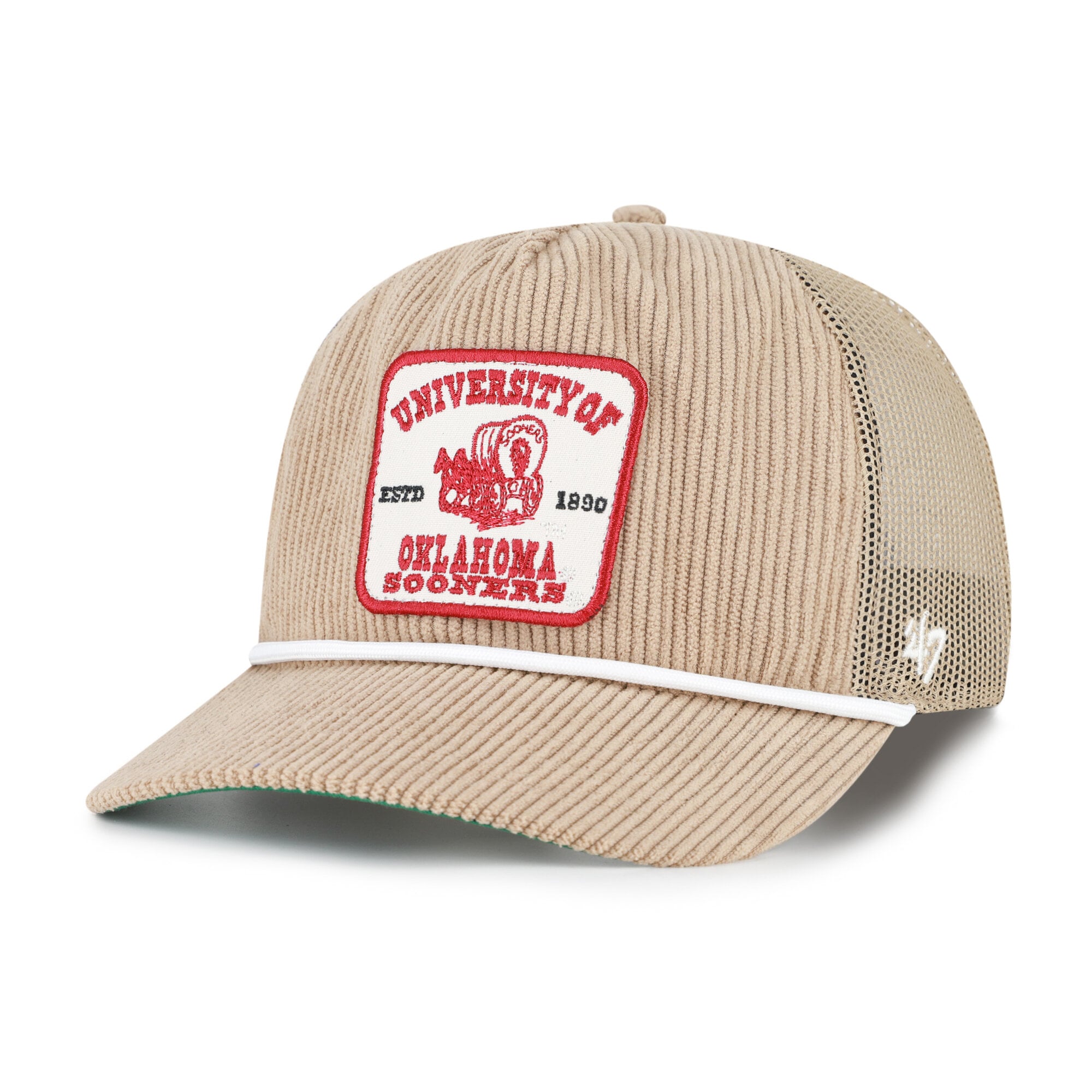 Casquette unisexe Oklahoma Sooners kaki '47 Cordlandia Hitch ajustable