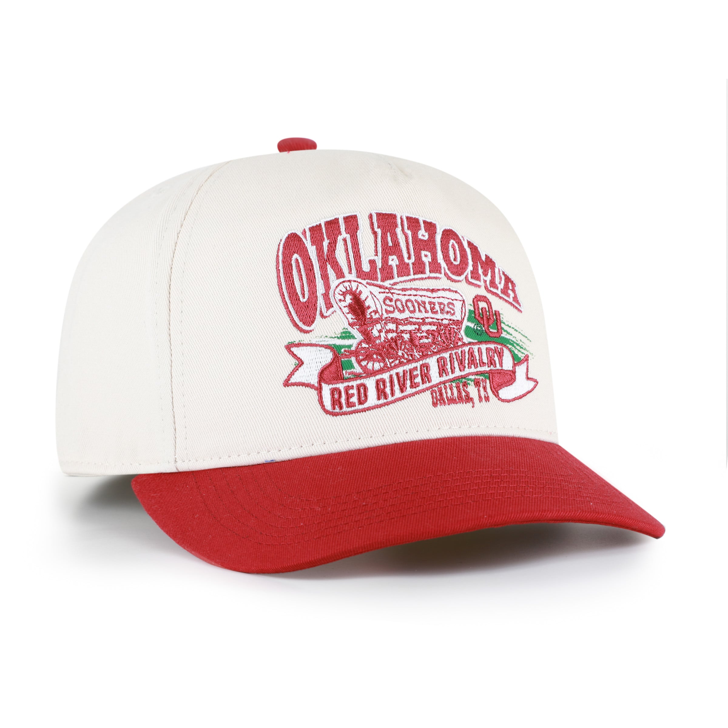 Casquette unisexe ajustable '47 Natural/Crimson Oklahoma Sooners Red River Rivalry