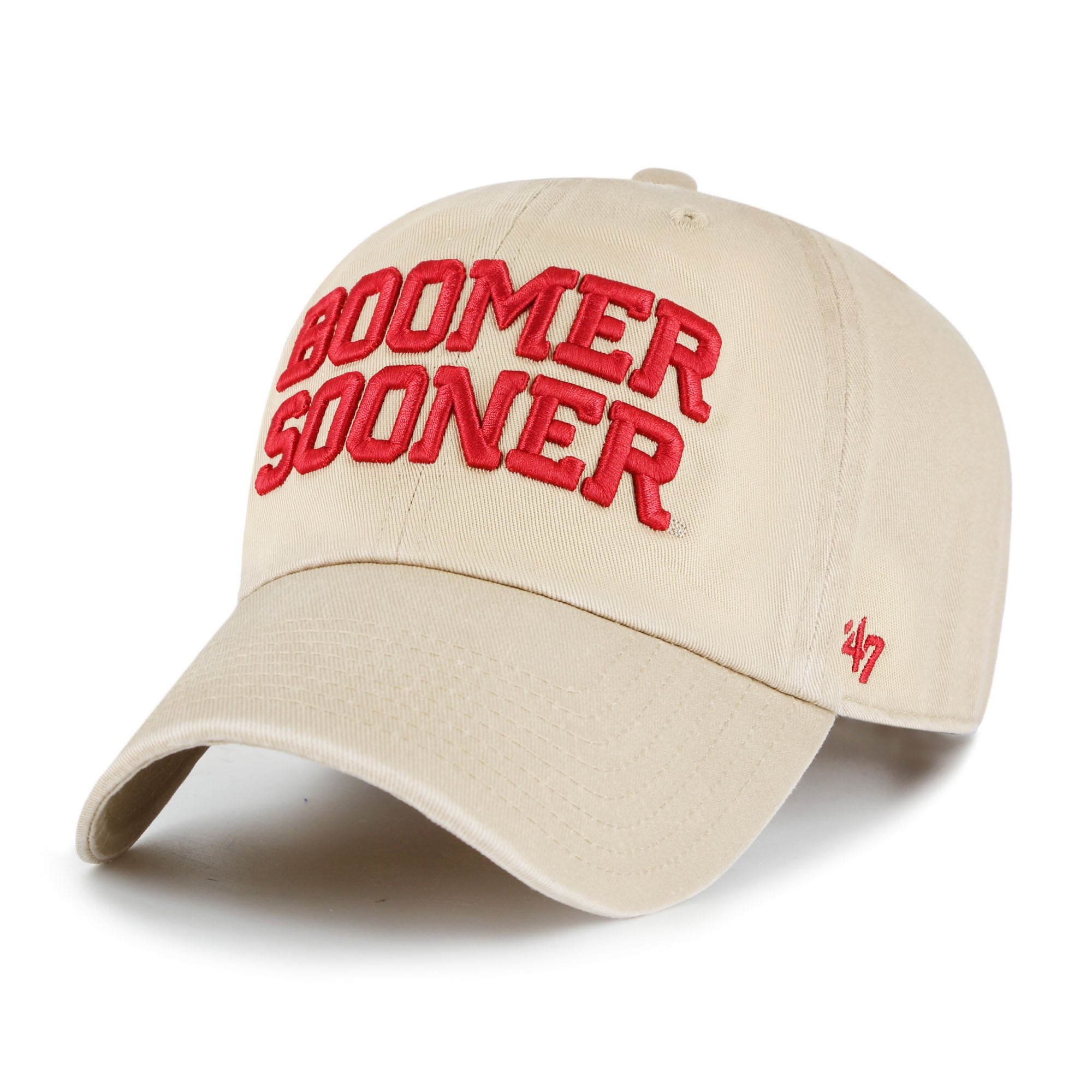 Unisex '47 Oklahoma Sooners Tan Clean Up Adjustable Hat