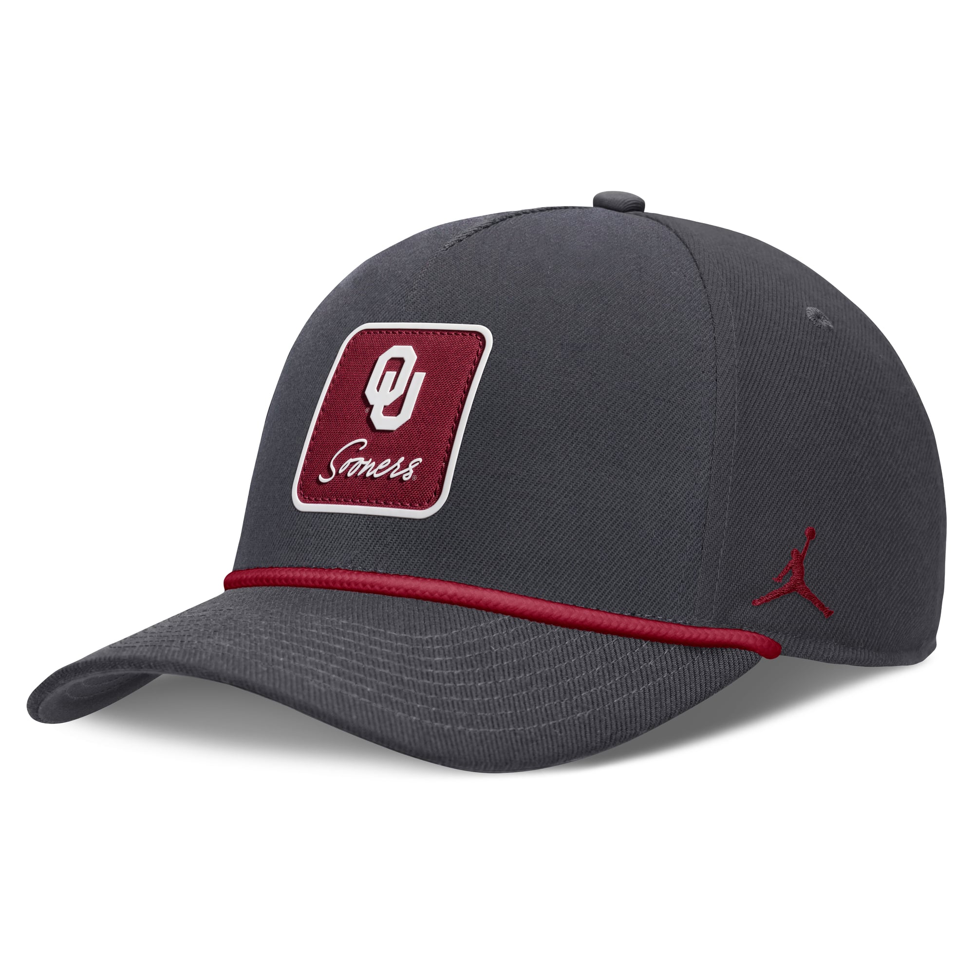 Casquette unisexe Nike anthracite Oklahoma Sooners à taille ajustable