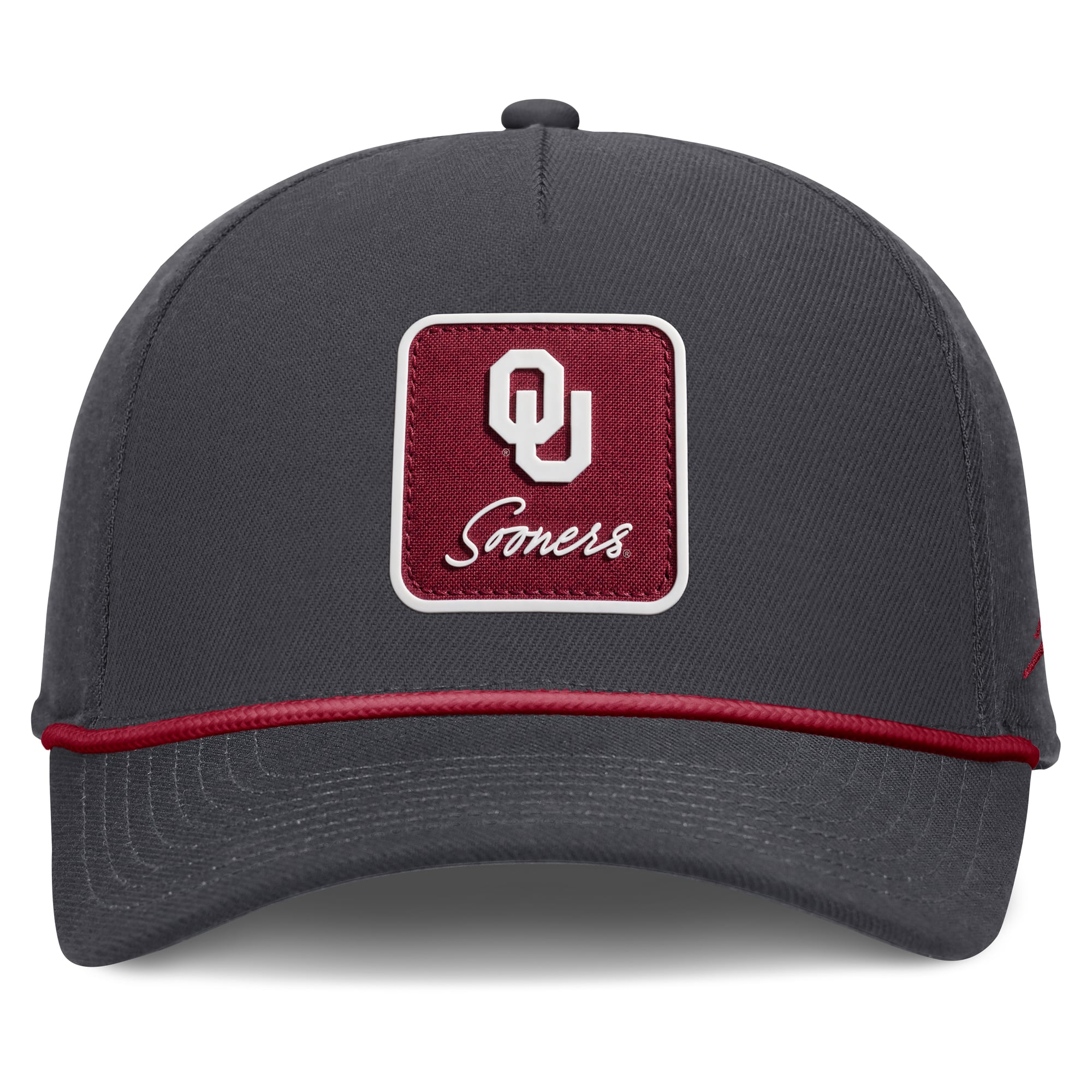 Casquette unisexe Nike anthracite Oklahoma Sooners à taille ajustable