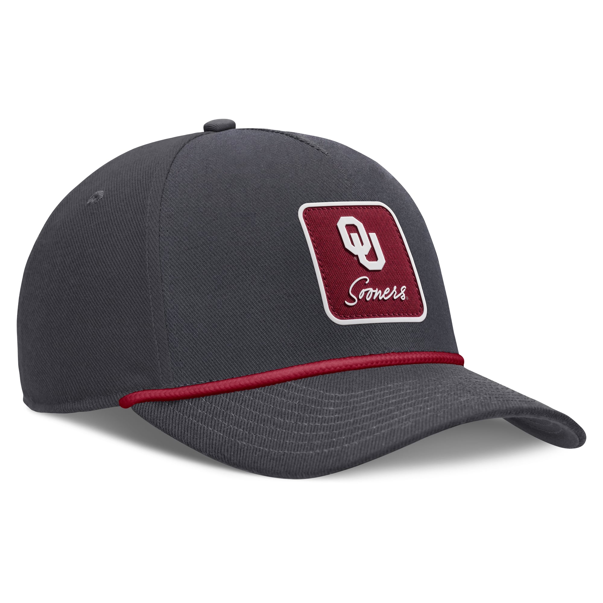 Casquette unisexe Nike anthracite Oklahoma Sooners à taille ajustable