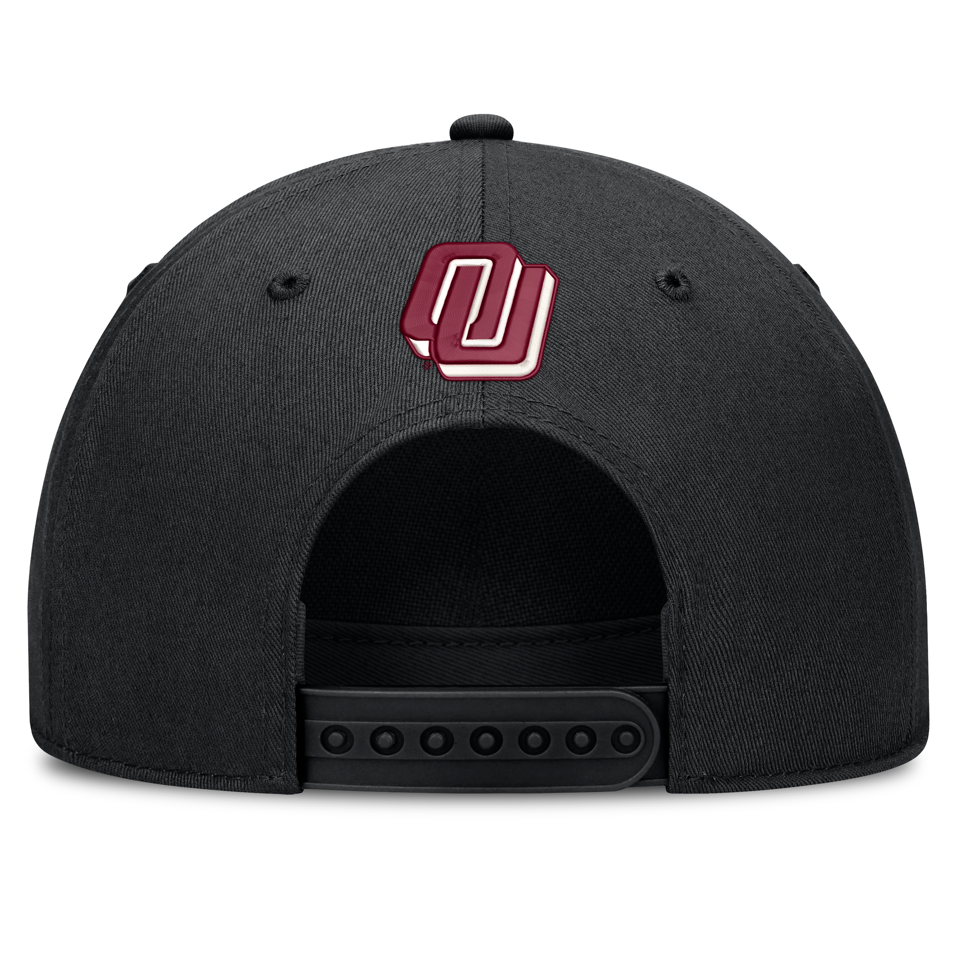 Casquette unisexe Nike noire Oklahoma Sooners à lettres et taille ajustable