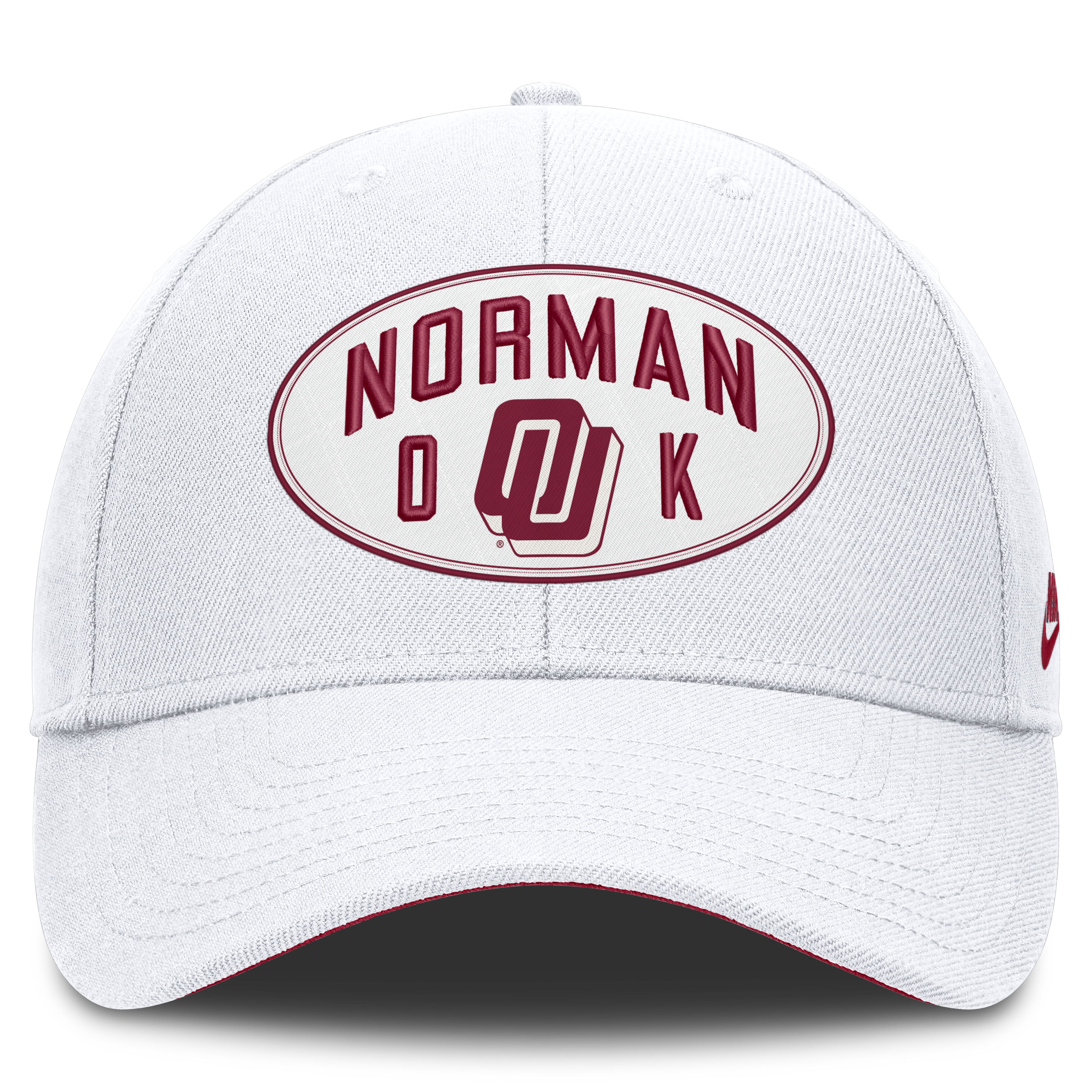 Casquette unisexe Nike Off White Oklahoma Sooners Legacy Letter & Location Rise ajustable