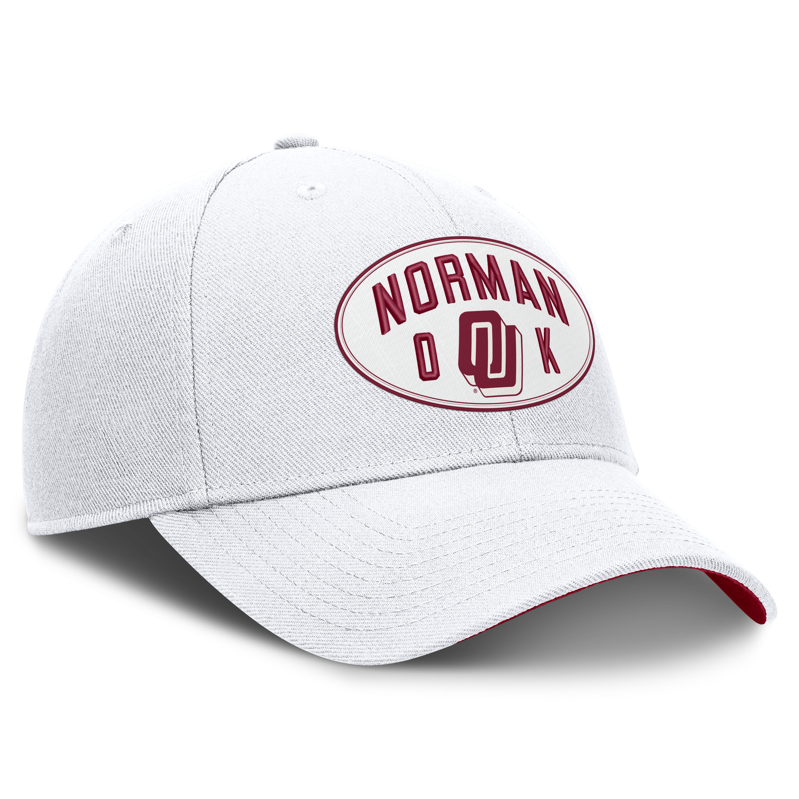 Casquette unisexe Nike Off White Oklahoma Sooners Legacy Letter & Location Rise ajustable
