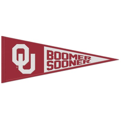 Oklahoma Sooners WinCraft 13" x 32" Slogan Pennant