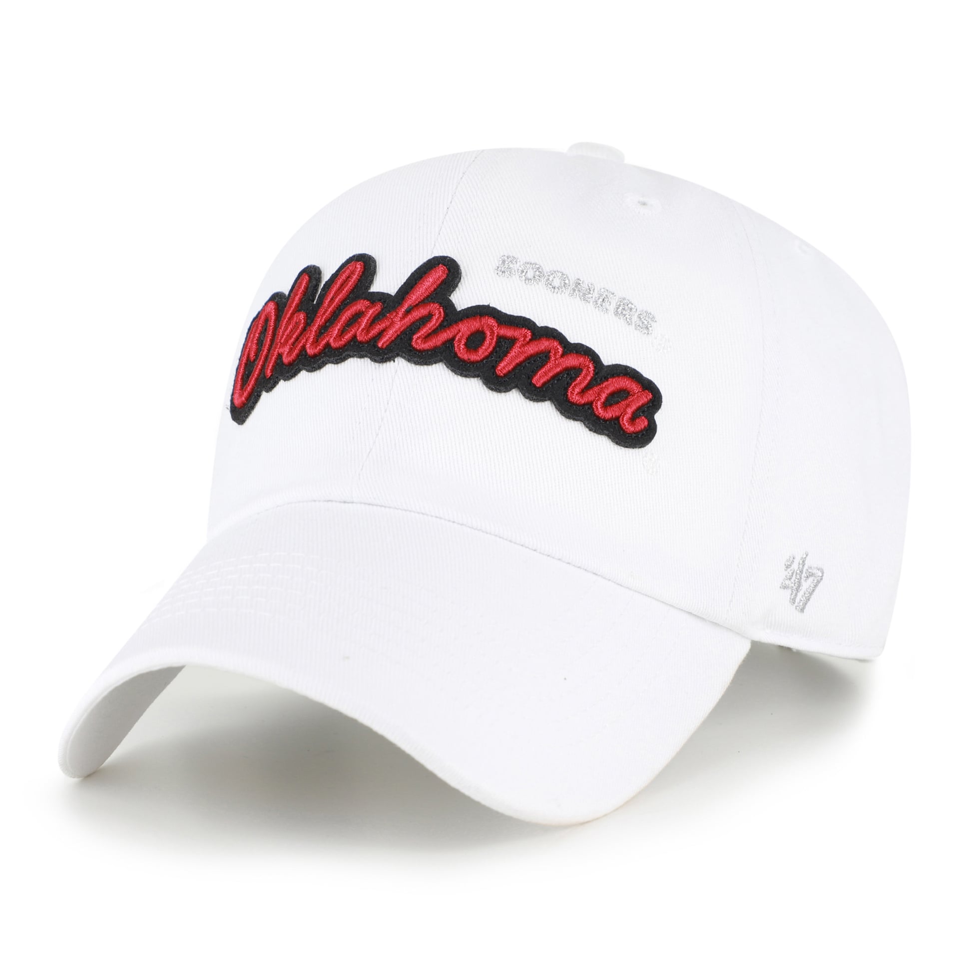 Casquette ajustable Oklahoma Sooners blanche '47 pour femme