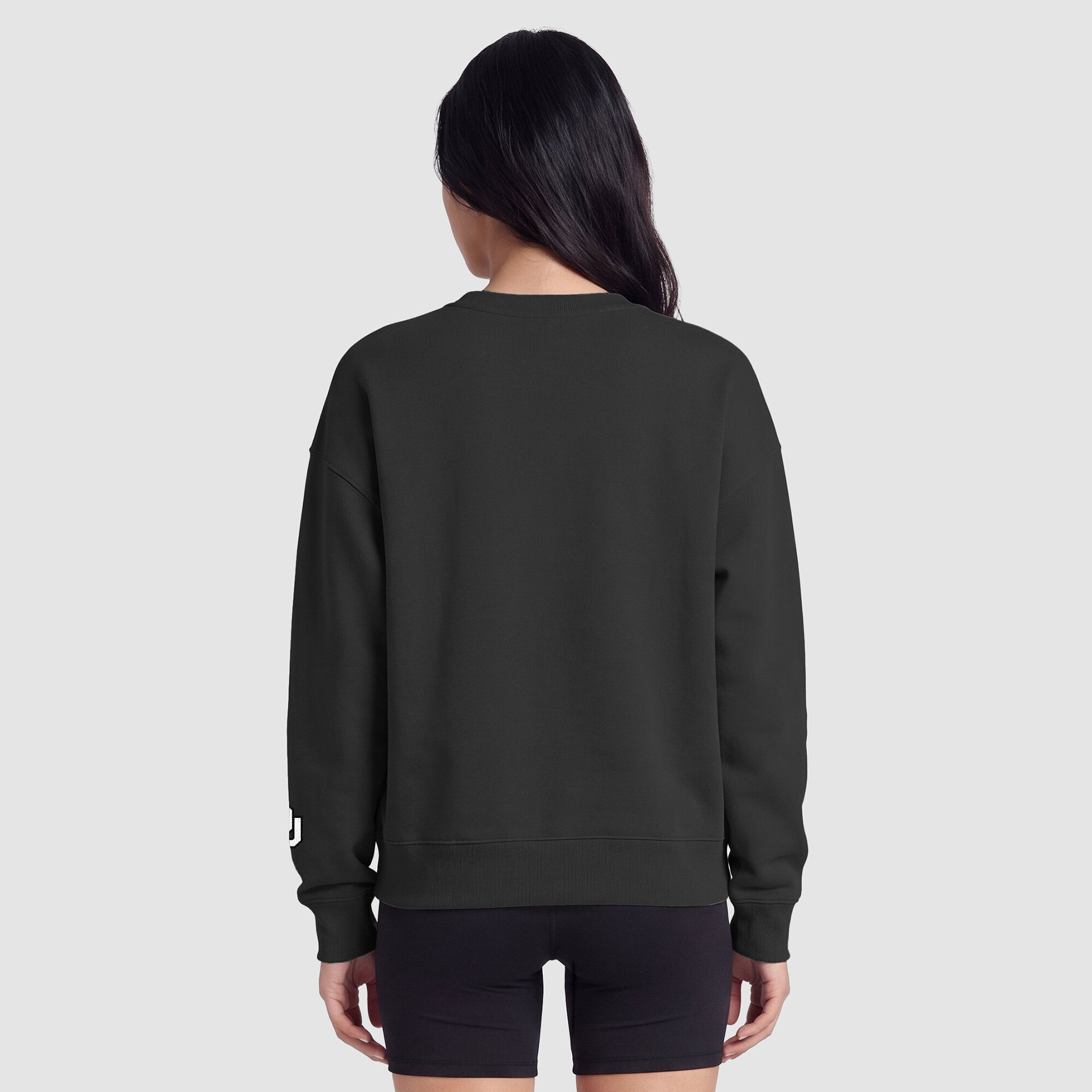 Women's Champion Black Oklahoma Sooners Fleece Crew Sweatshirt